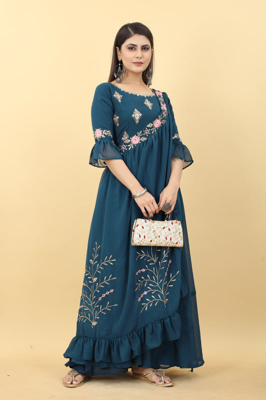 Rama georgette gown for women online shopping