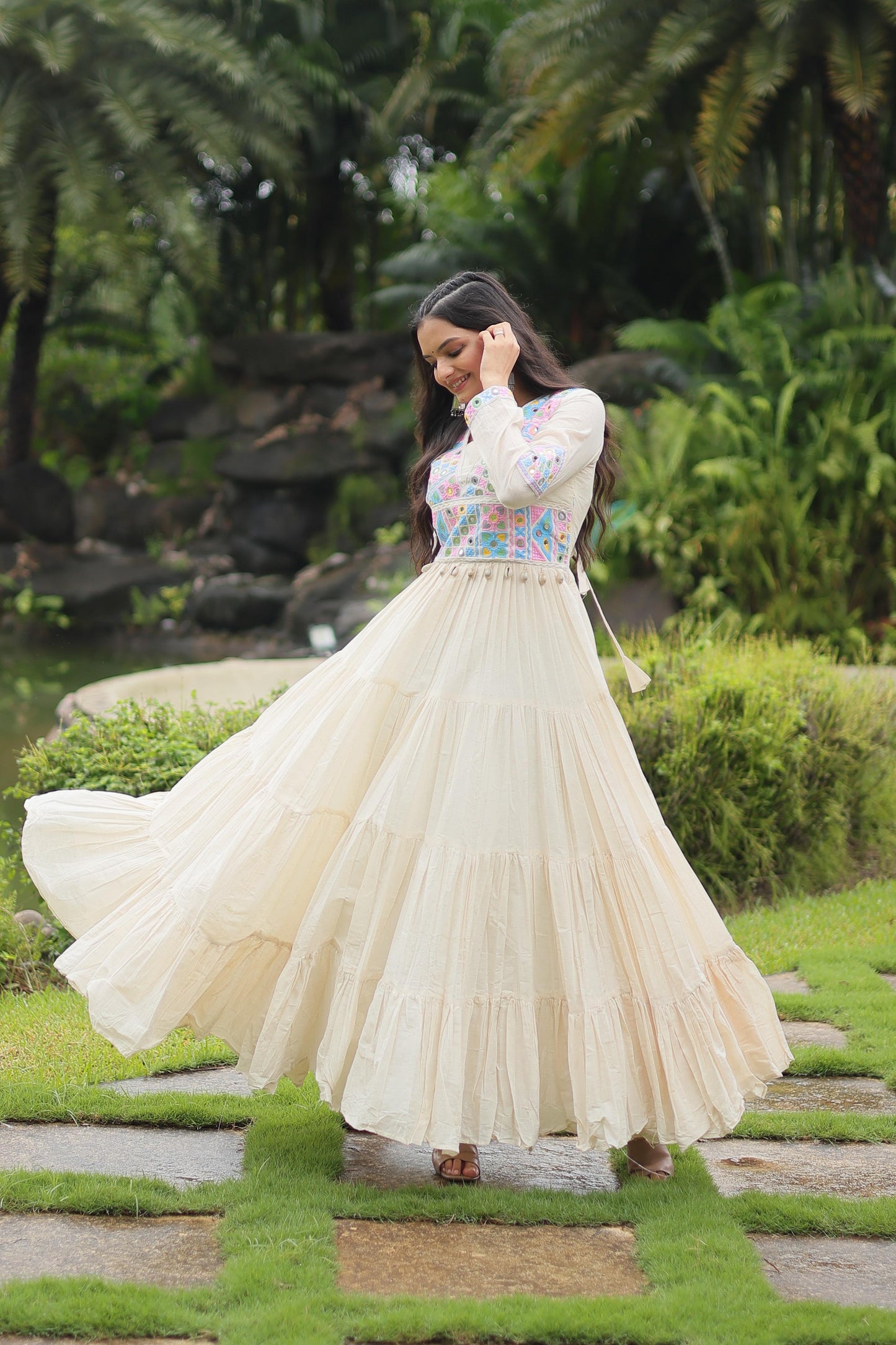 Pure cotton gown for women