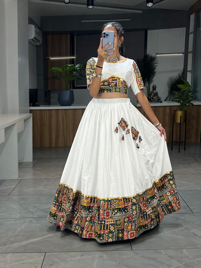 Simple chaniya choli for Navratri