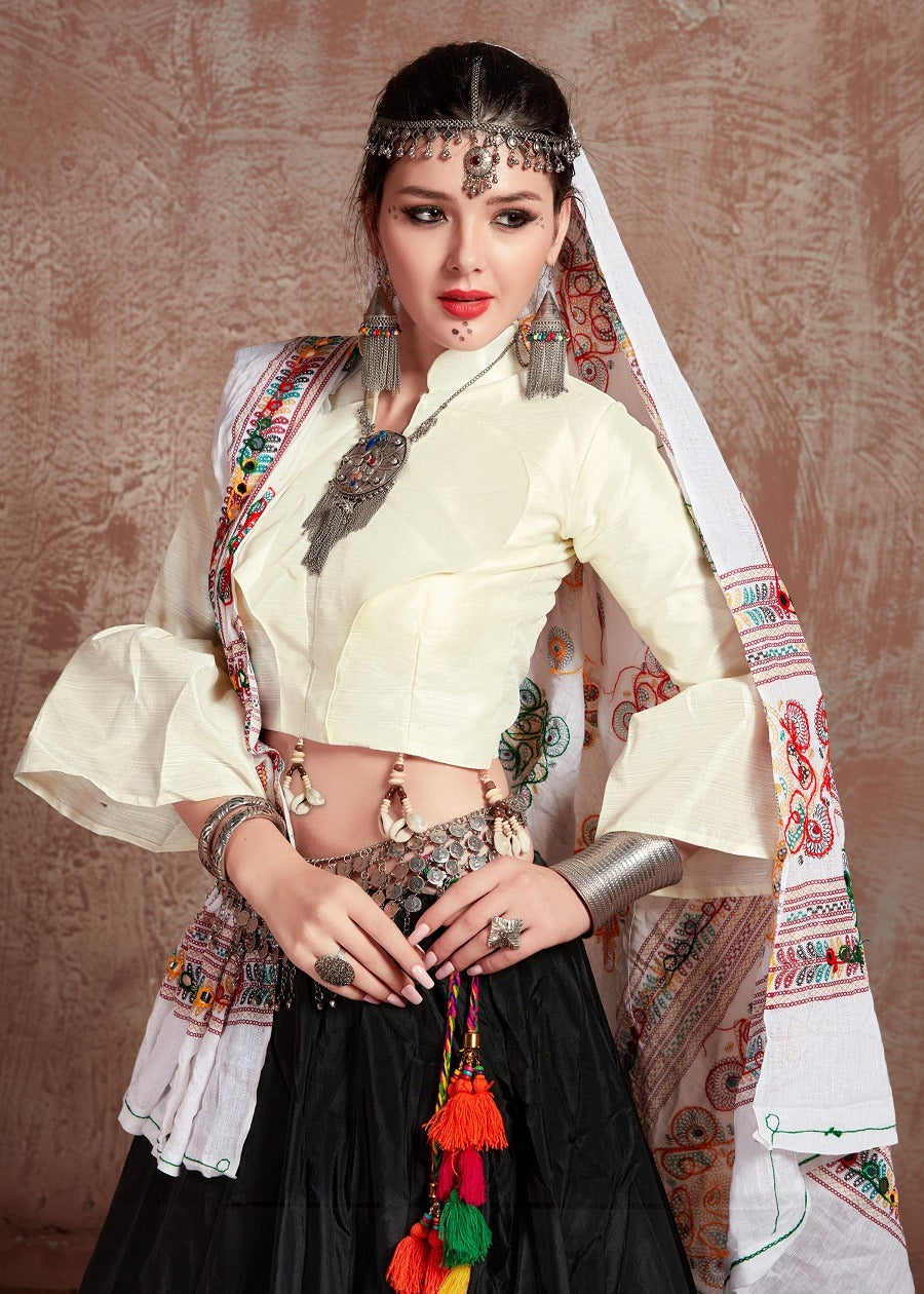 Black chaniya choli navratri online shopping