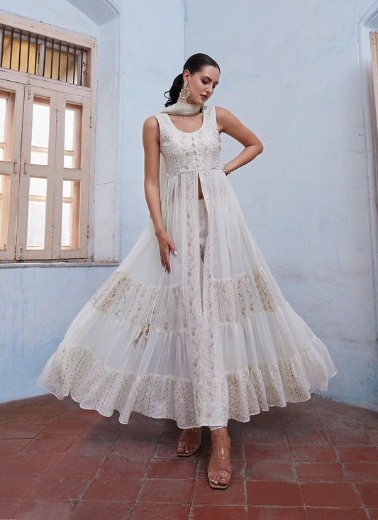 White gown for Wedding