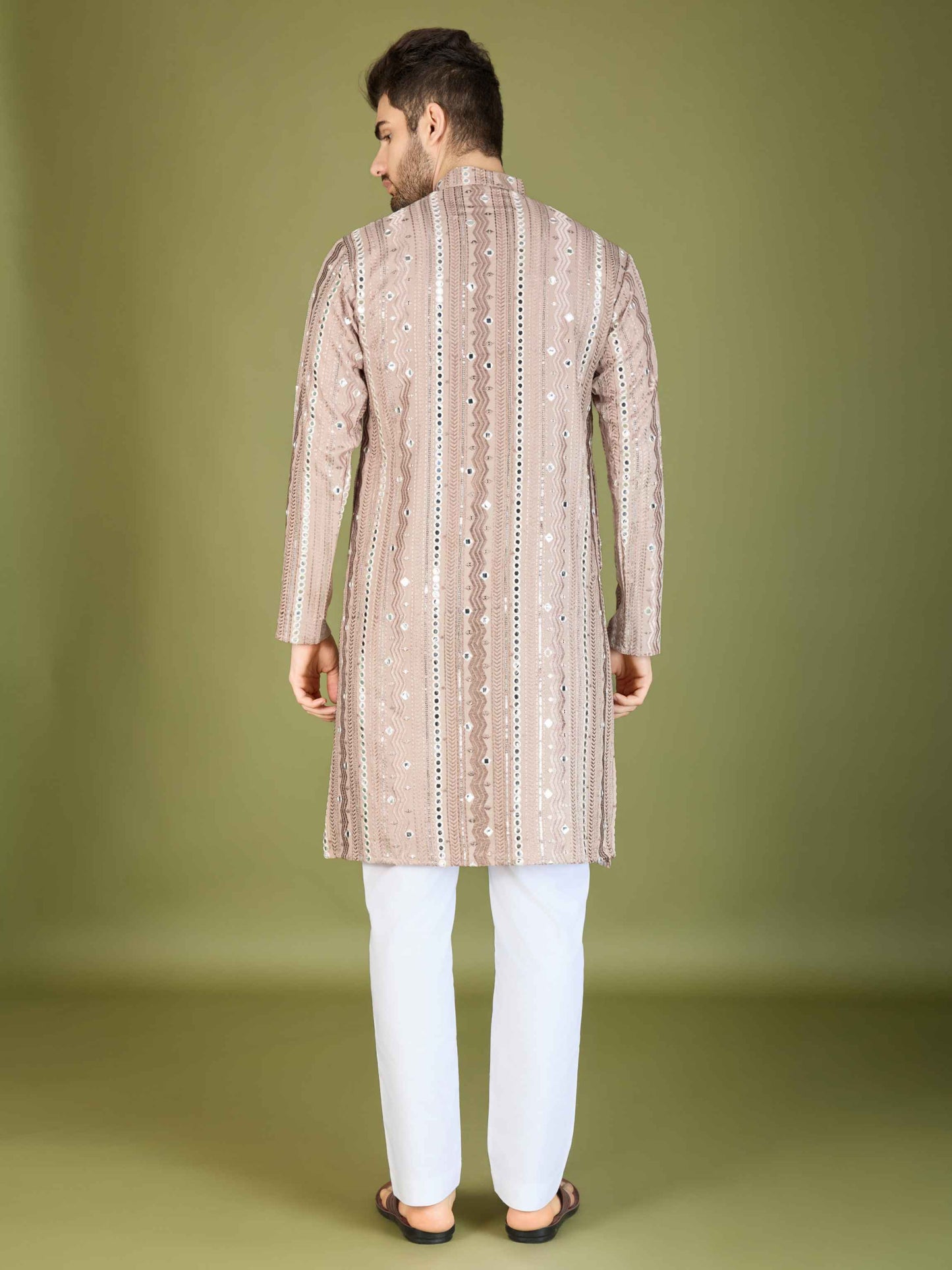 Ivery color viscose rayon men's kurta price