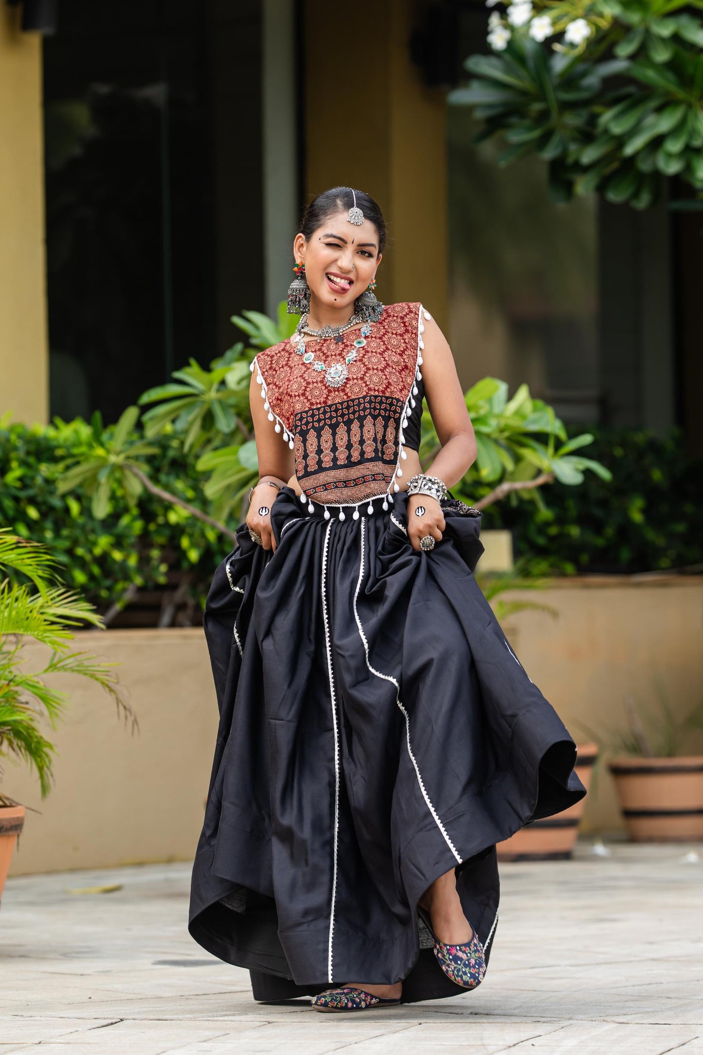 Black Chaniya For Navratri
