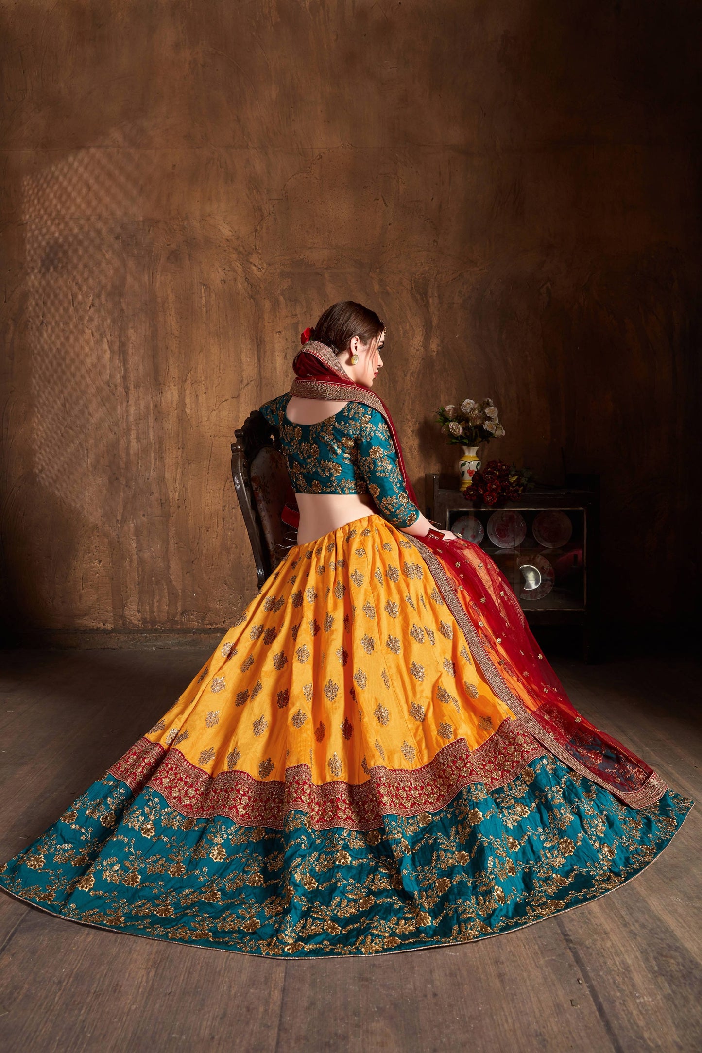 Yellow Lehenga for Women