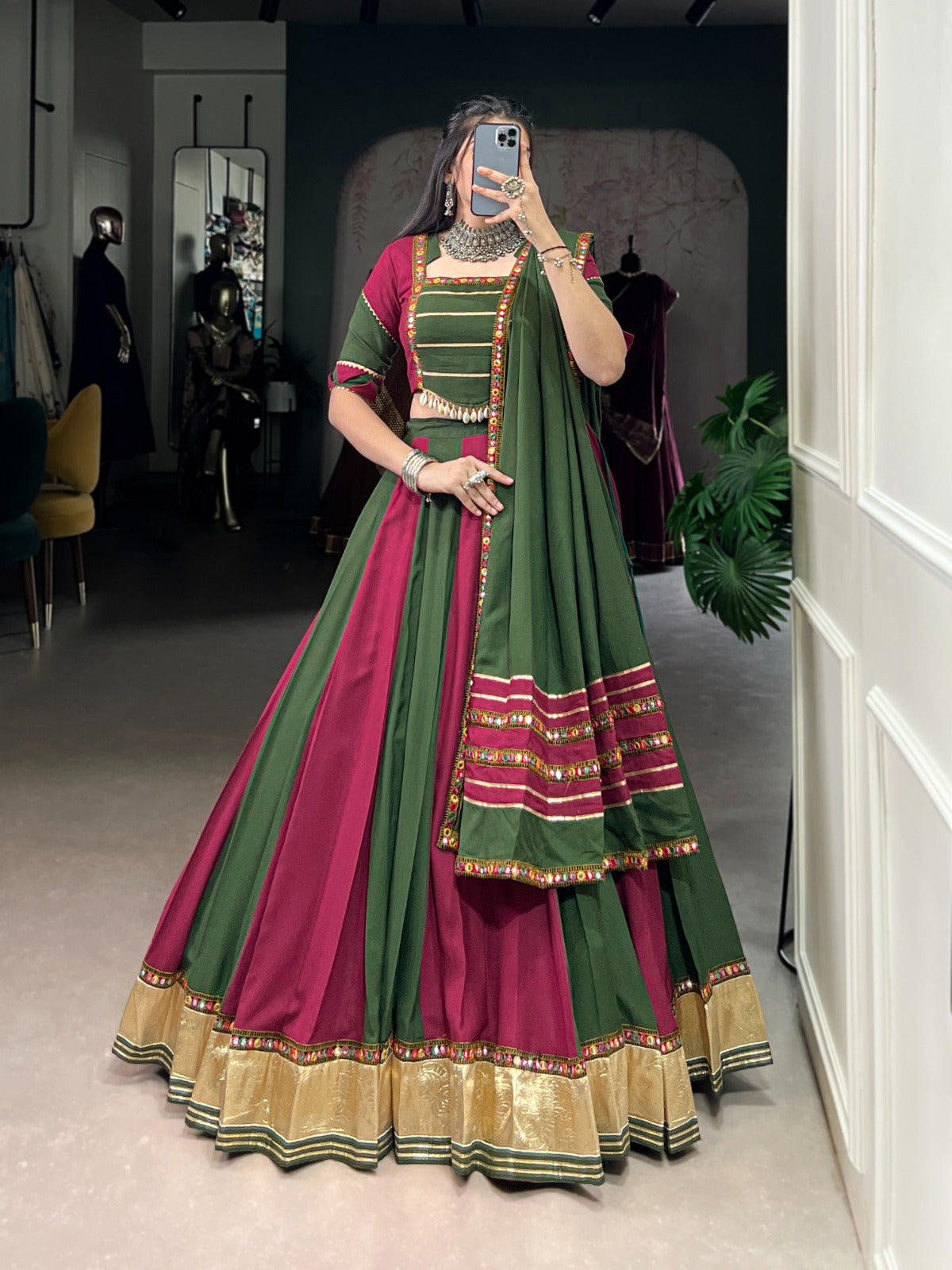 Maroon color rayon lehenga choli for women with price