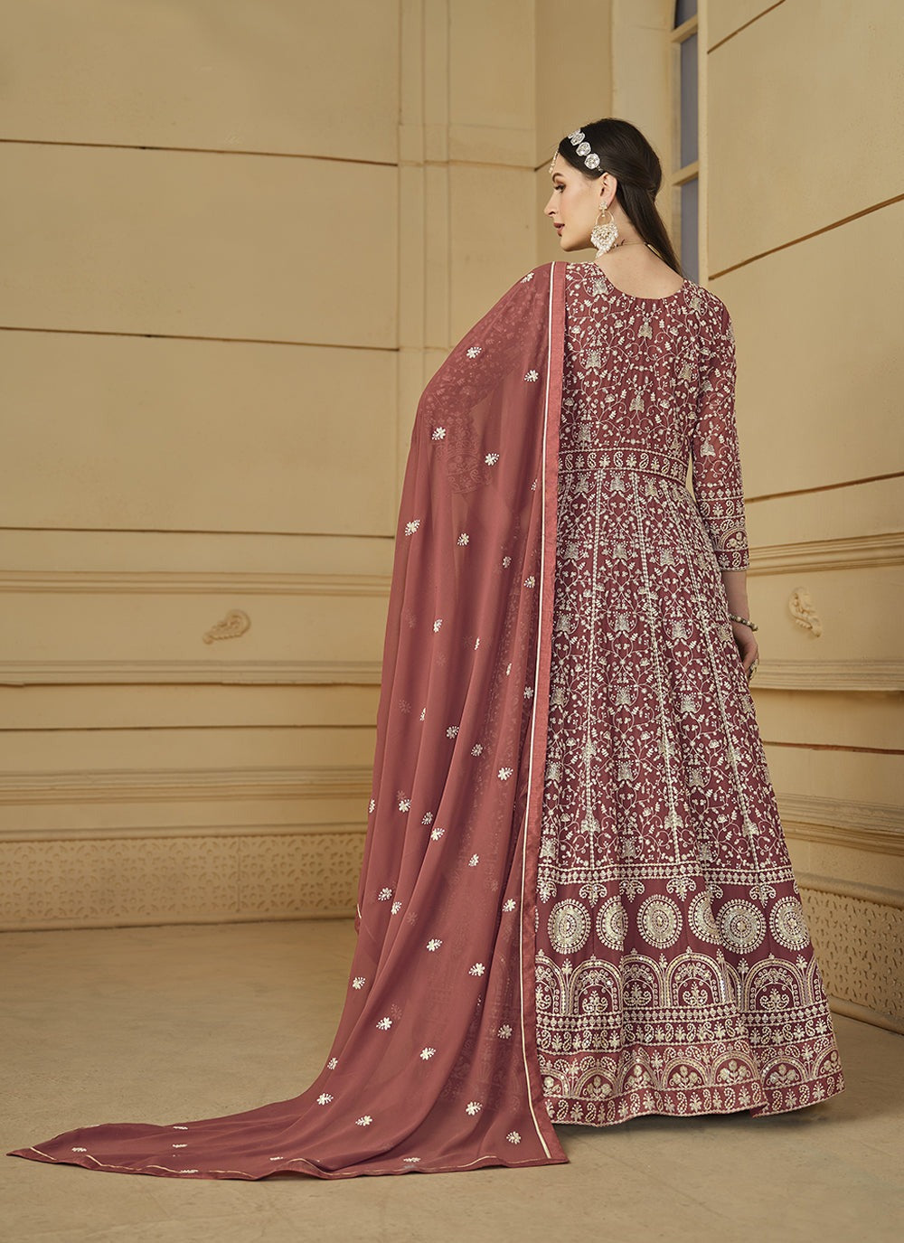 Georgette Gown Party Wear