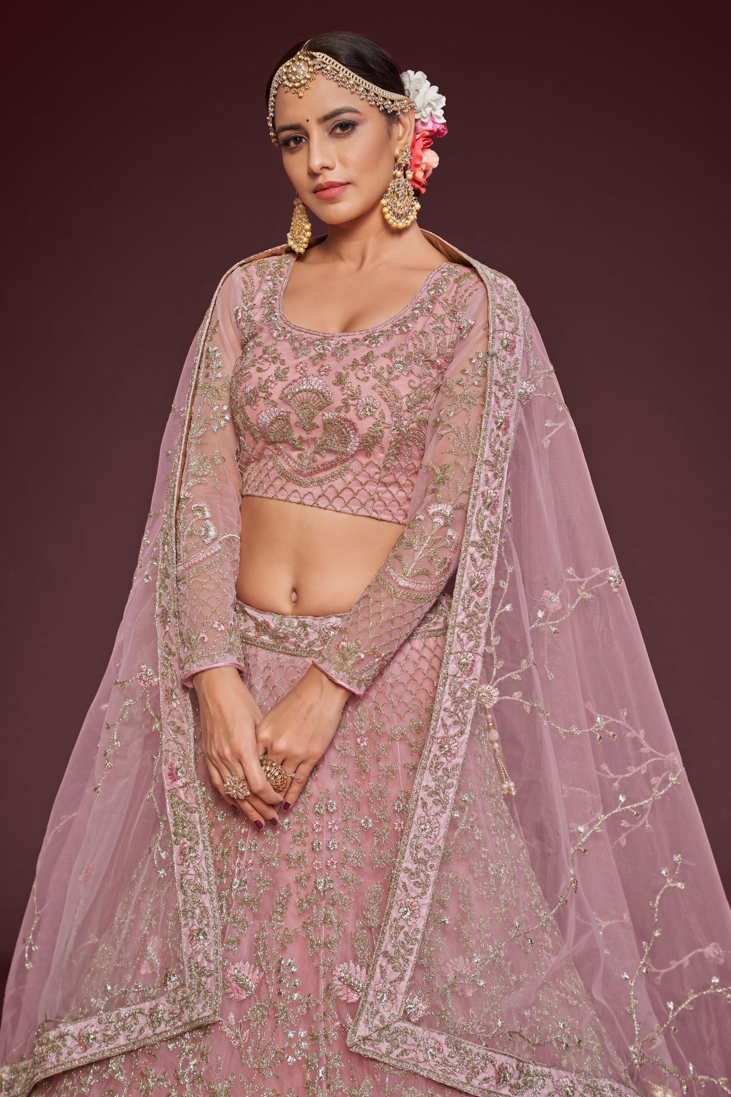 Pearl Lehenga for Wedding