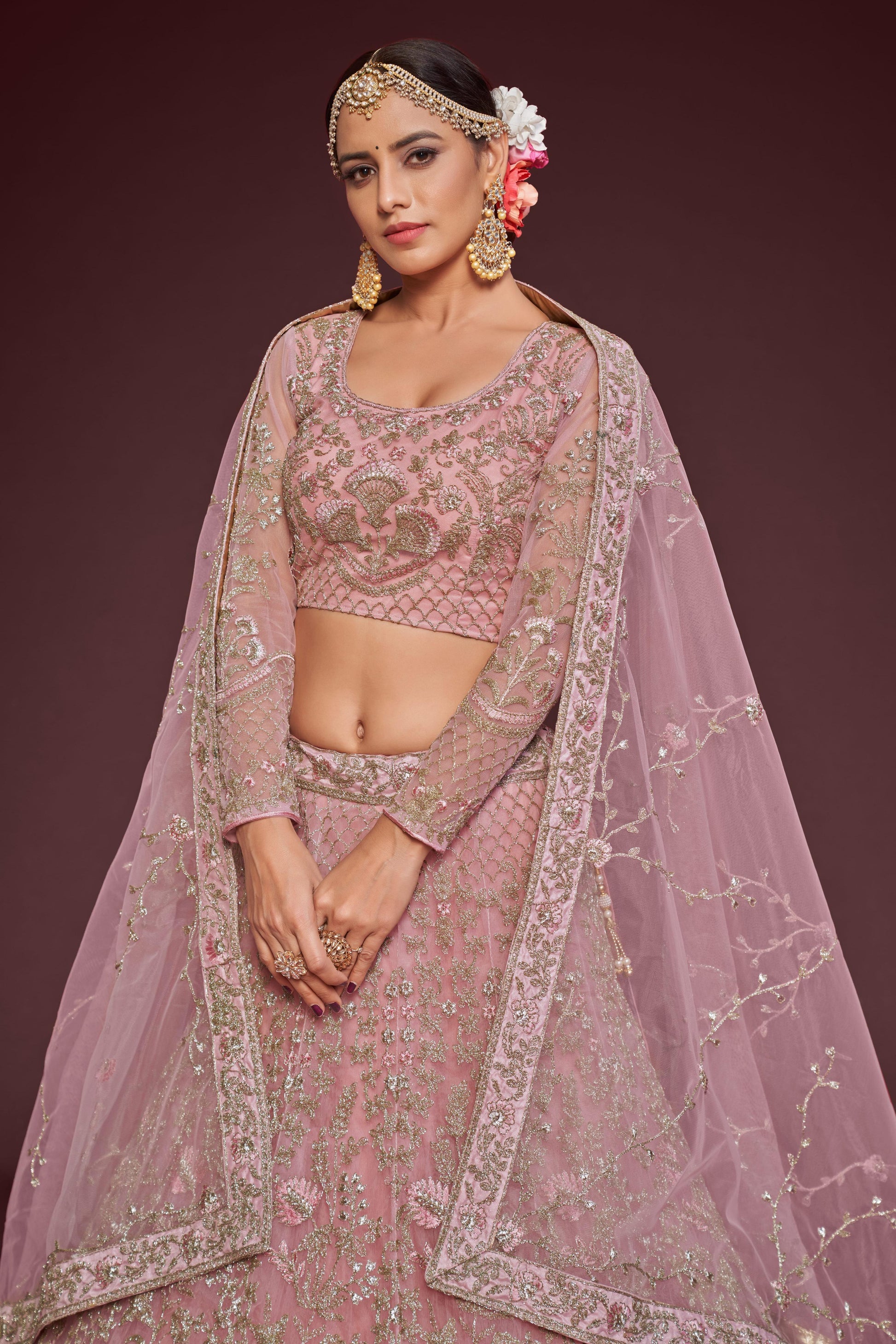 Pearl Lehenga for Wedding