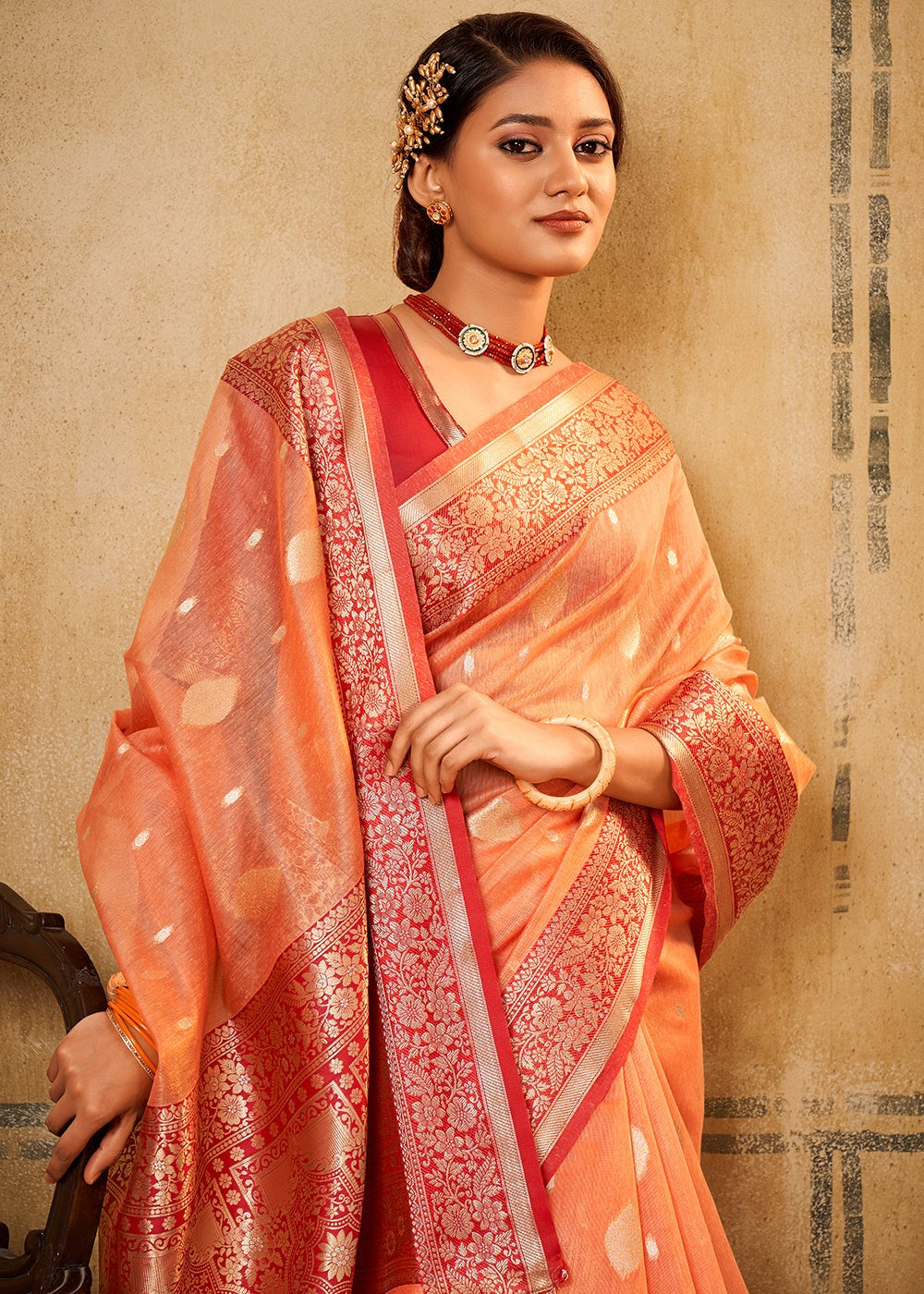 Tissue weaving sarees online shopping