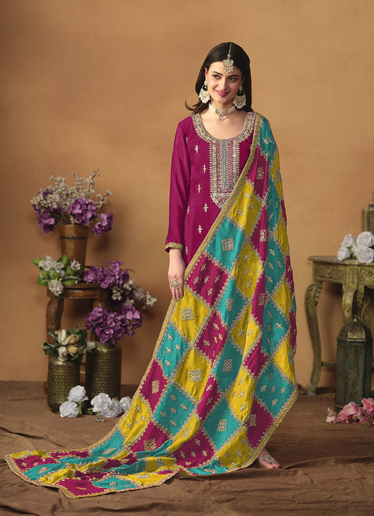 Chinon fabric Suit design