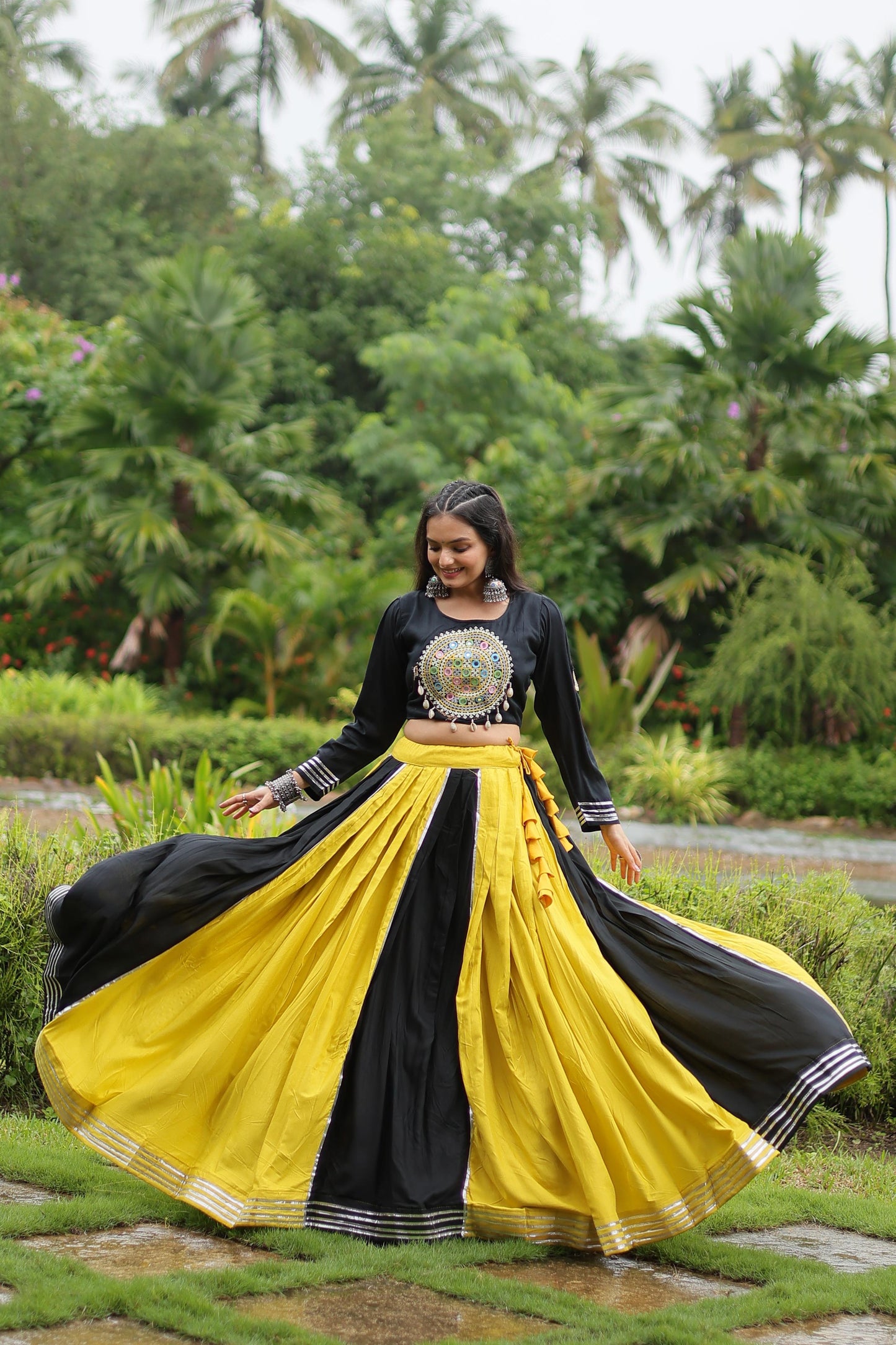 Black chaniya choli for navratri online