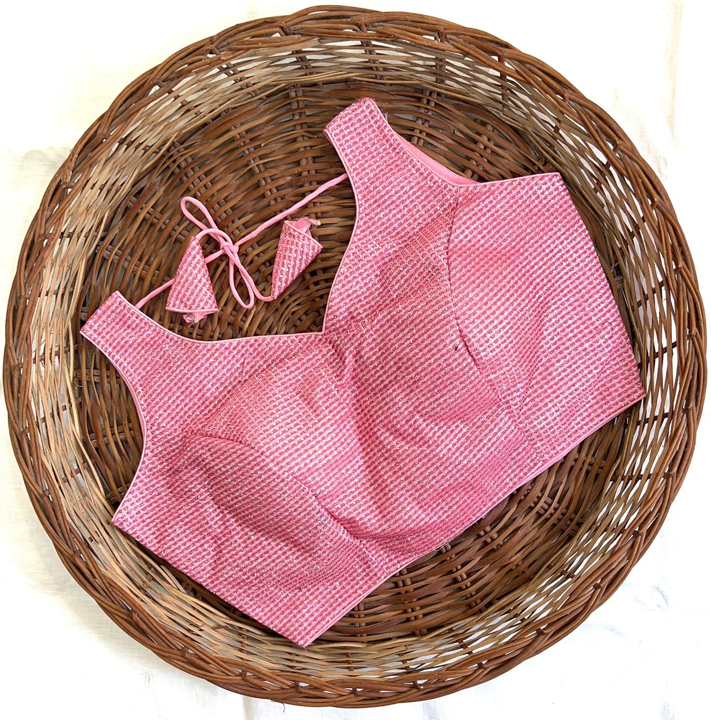 Light Pink color Imported lehenga blouse Images