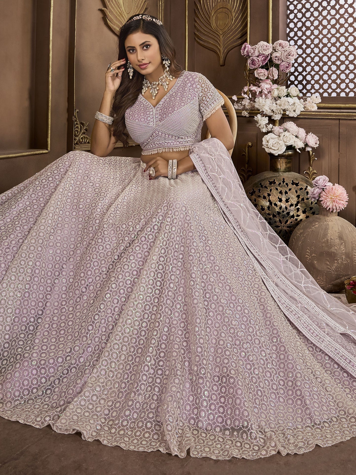 Lavender Lehenga Bridal
