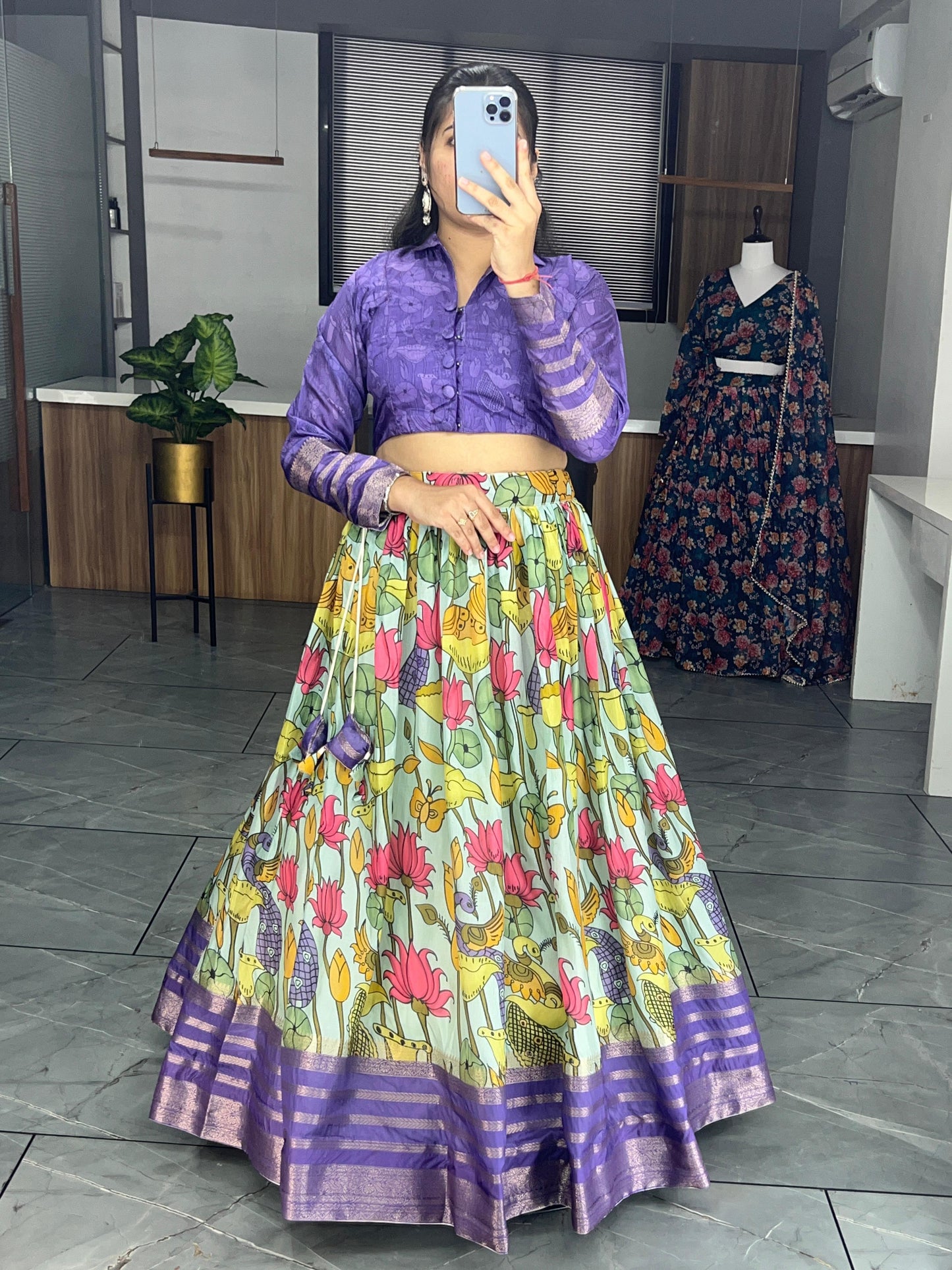 Purple Lehenga for Wedding