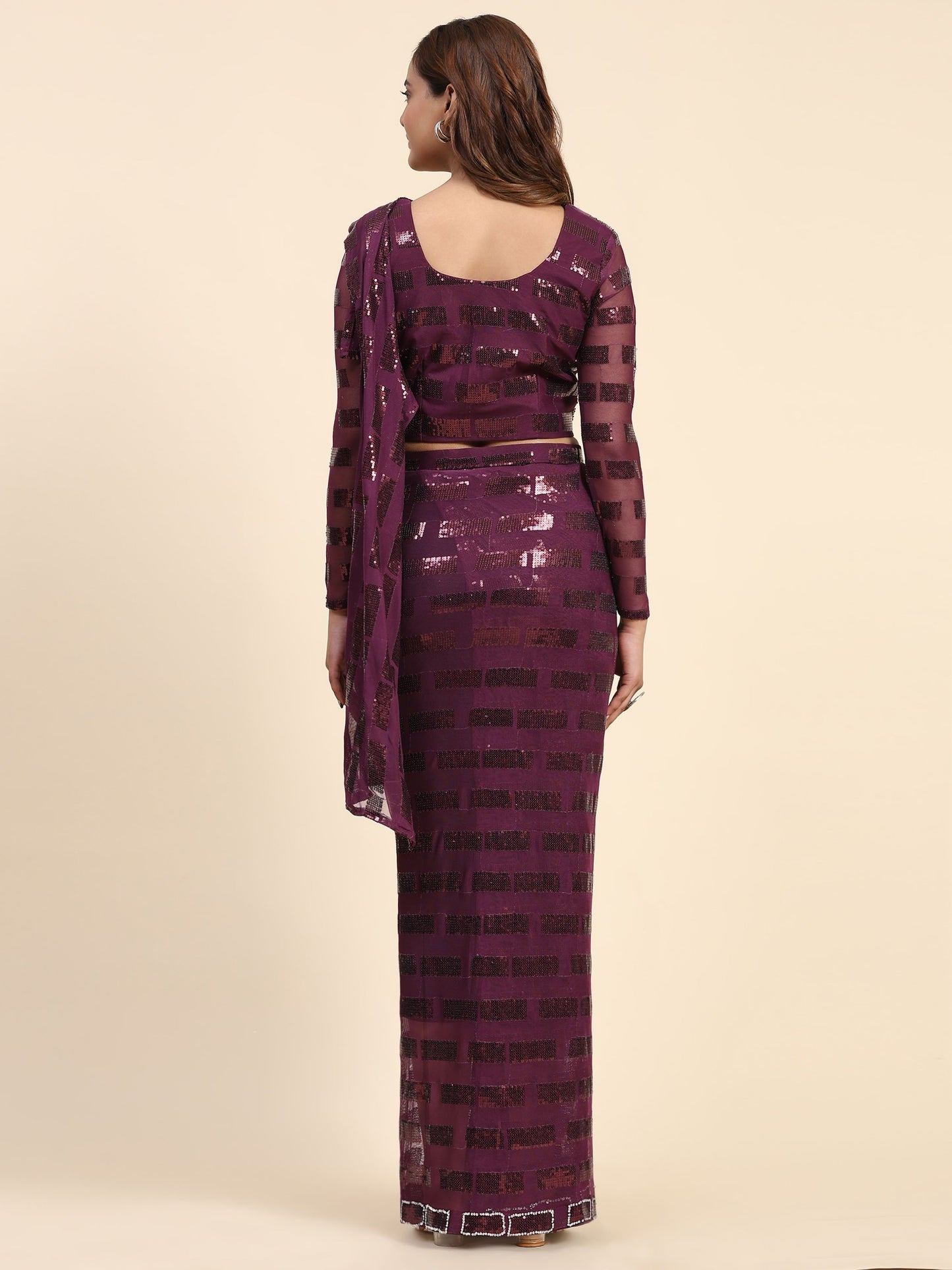 fully stitched saree with blouse usa