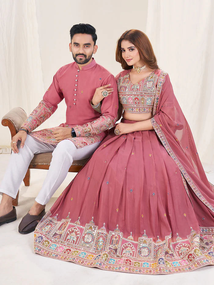 Stunning pink color matching outfits USA