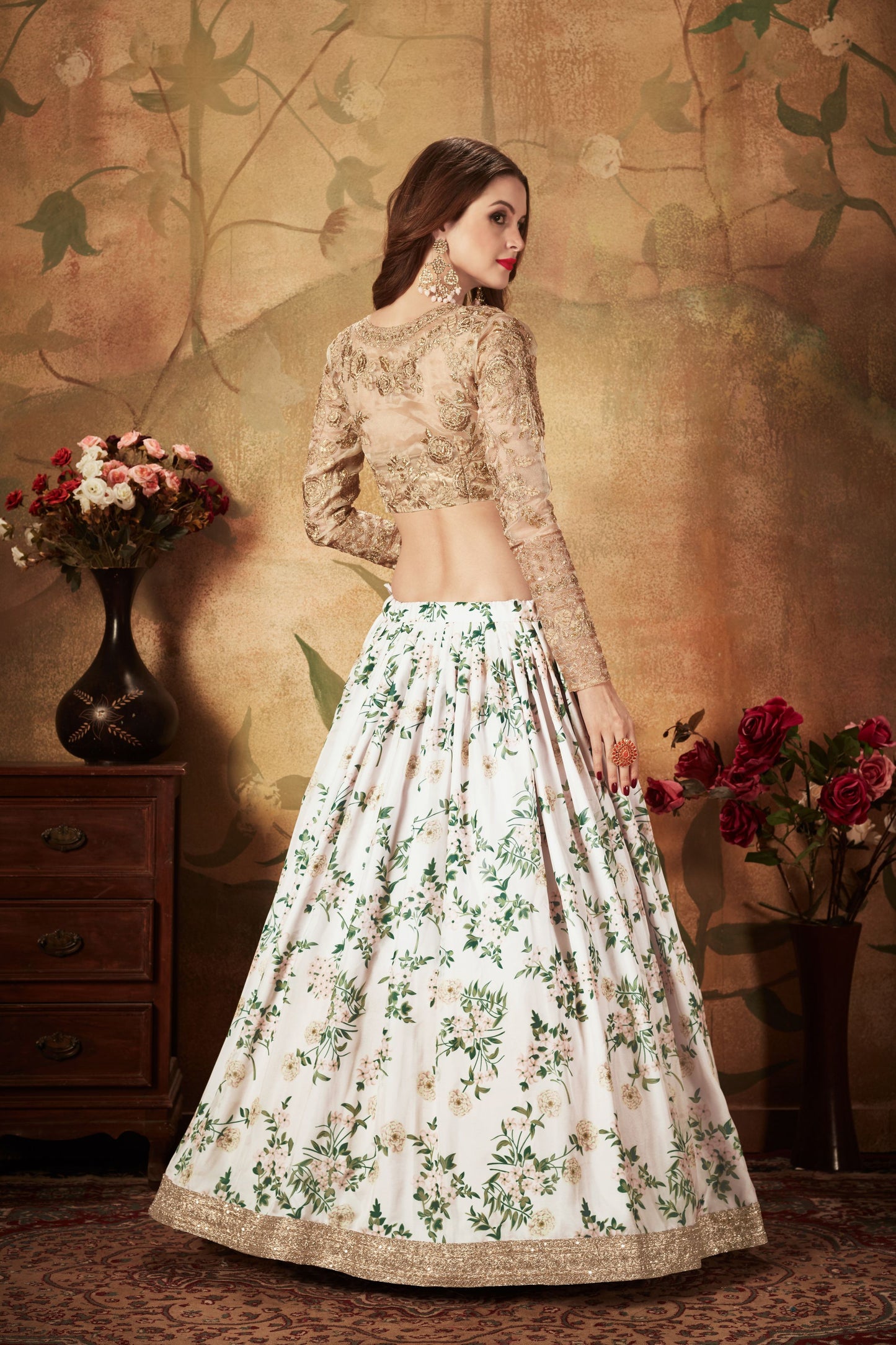 Latest Design White Lehenga Choli