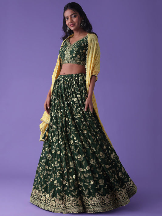 ready to wear green lengha choli usa uk ragthm