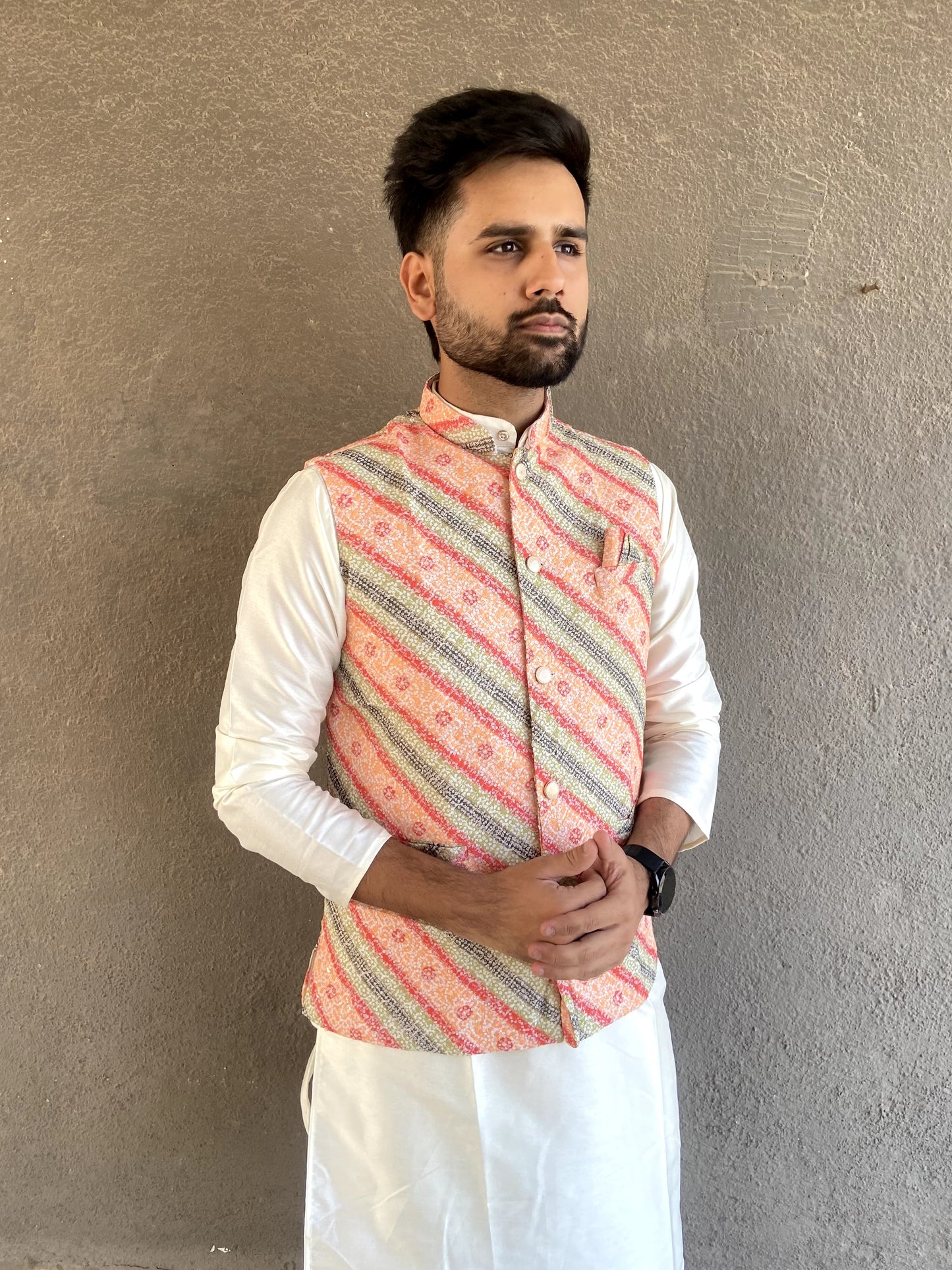 Kurta Pajama with Jacket Punjabi Style