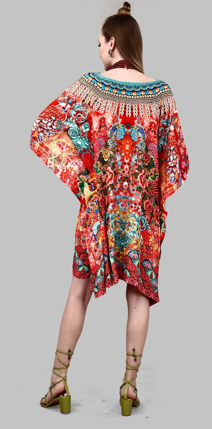 Short Caftan Cover Up