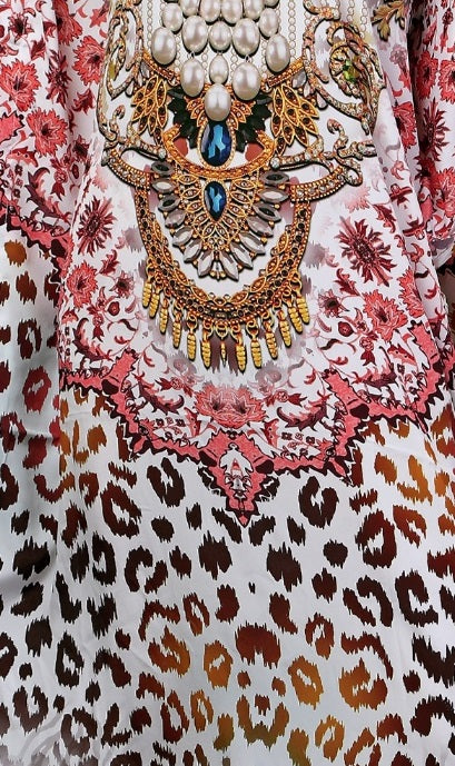 Multi color kaftan with price