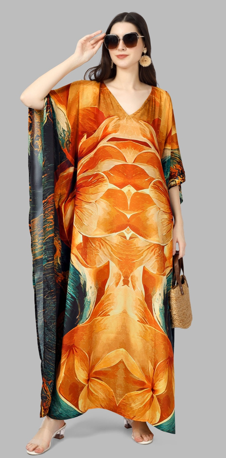 Long party wear kaftan for women