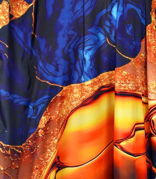 Printed designer kaftan dresses price