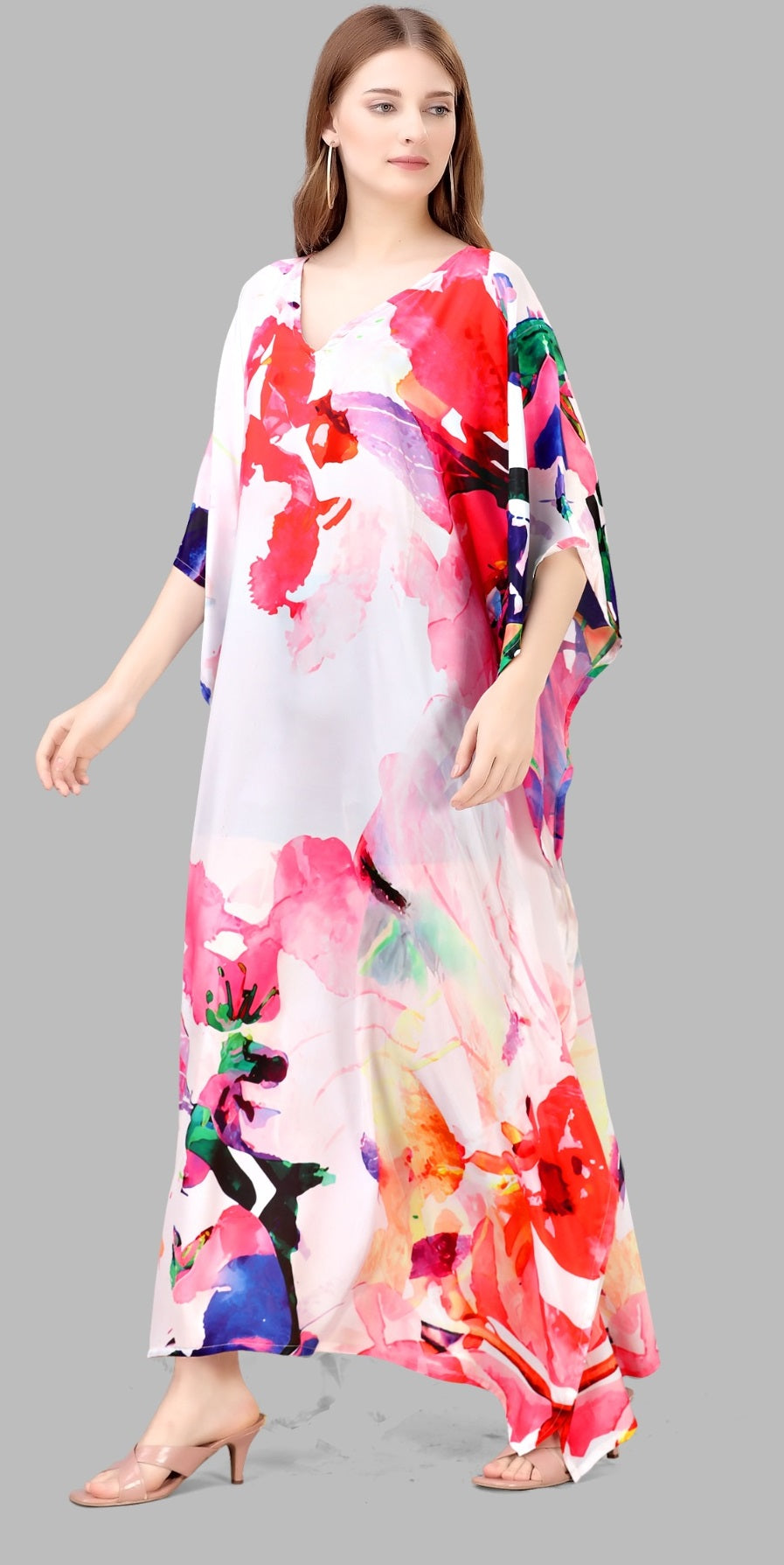 Women designer kaftan dresses with sleeves
