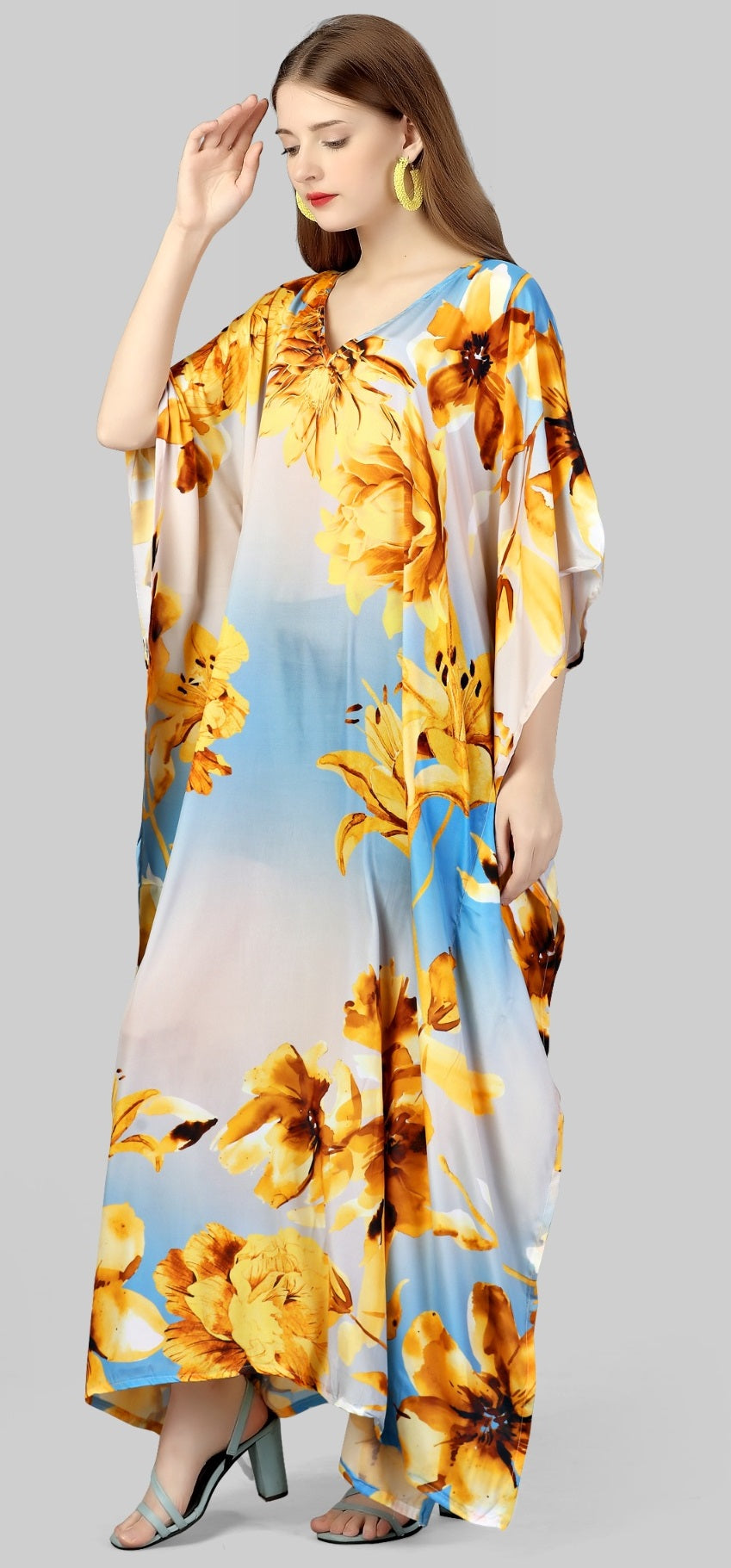 Maxi women kaftan dress online shopping