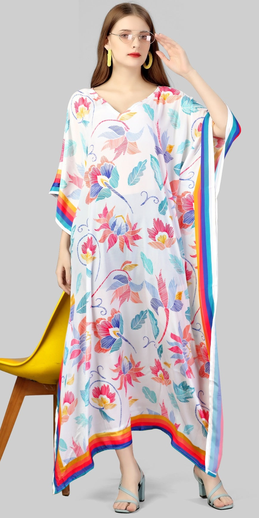 Maxi women kaftan dress online shopping
