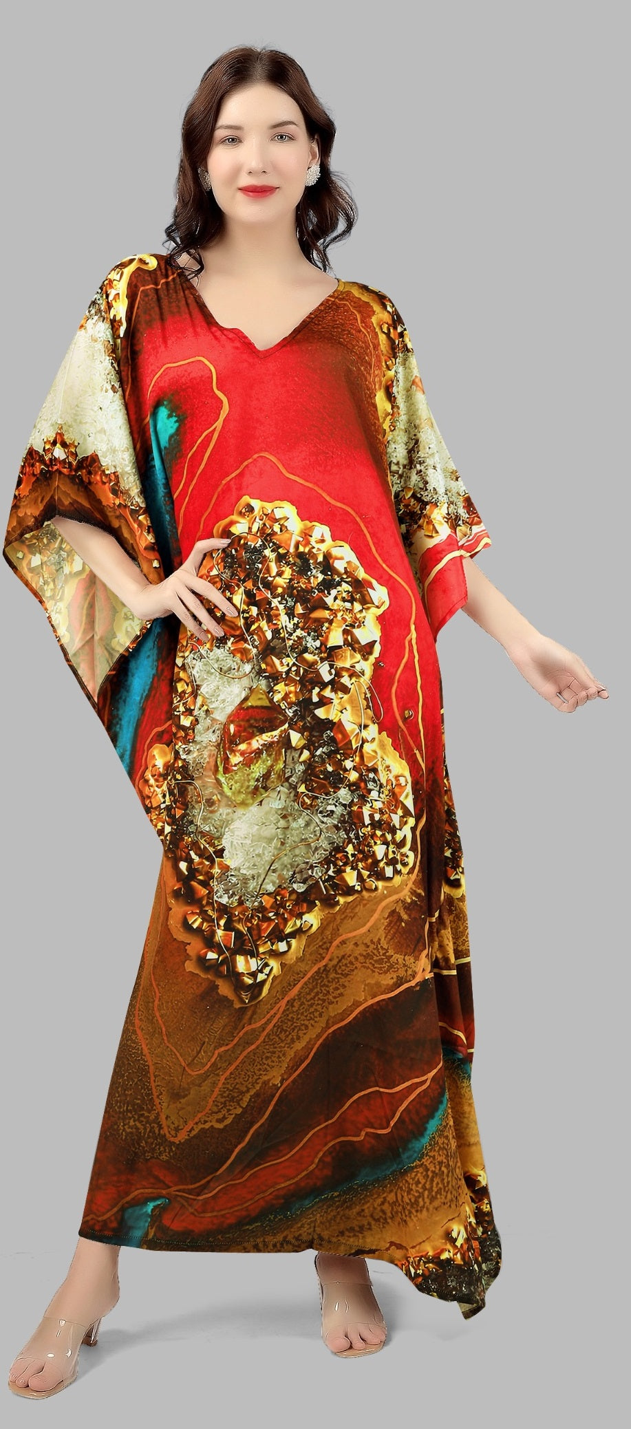 Casual maxi women kaftan party wear