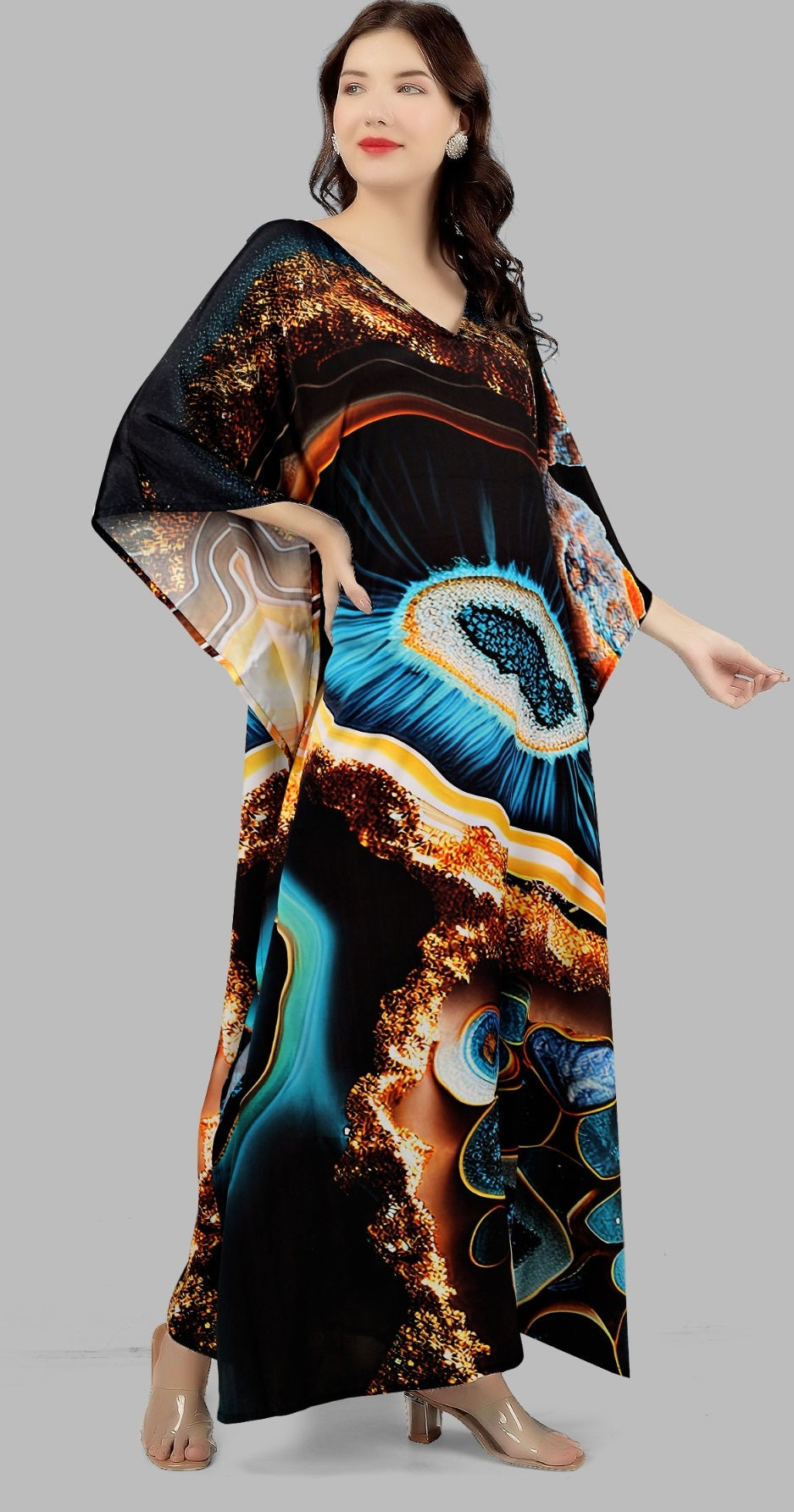 Casual maxi women kaftan party wear