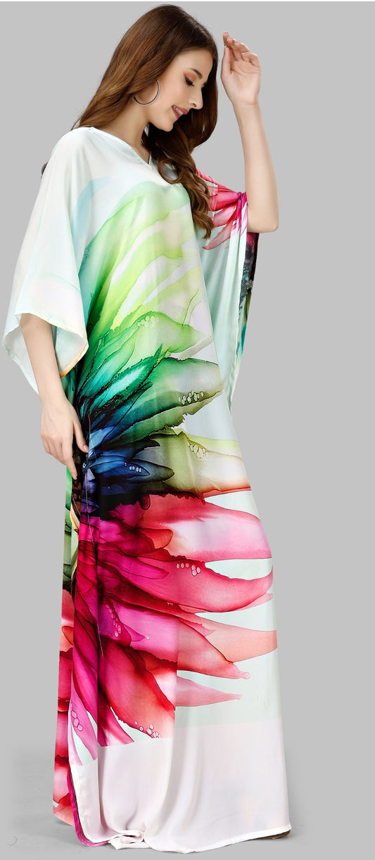 Women casual maxi kaftan dress party wear