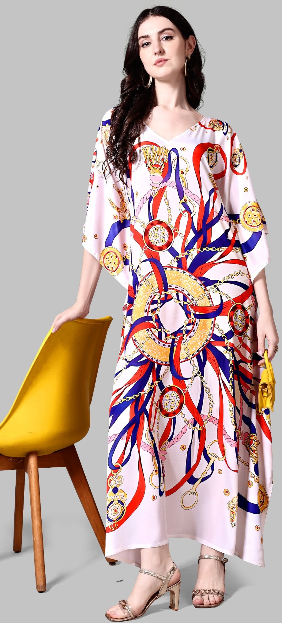 Birthday Party Dinner Baby Shower Kaftan Printed Long Dress – Ragthm