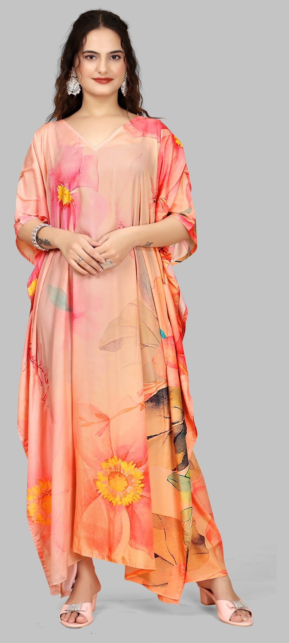 strapless open back dress Silk Decima Dress Whale, L