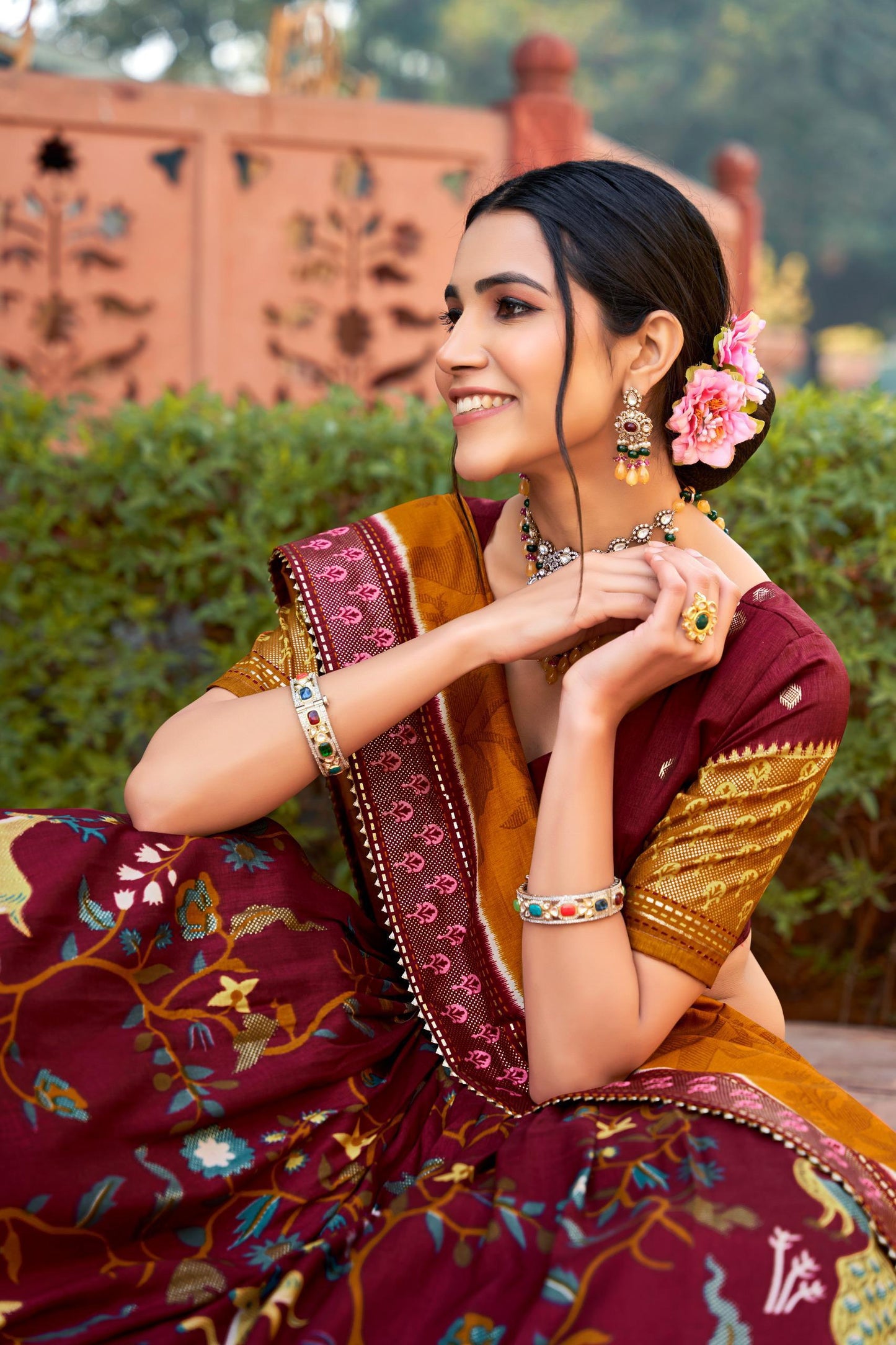 Gujarati patola lehenga