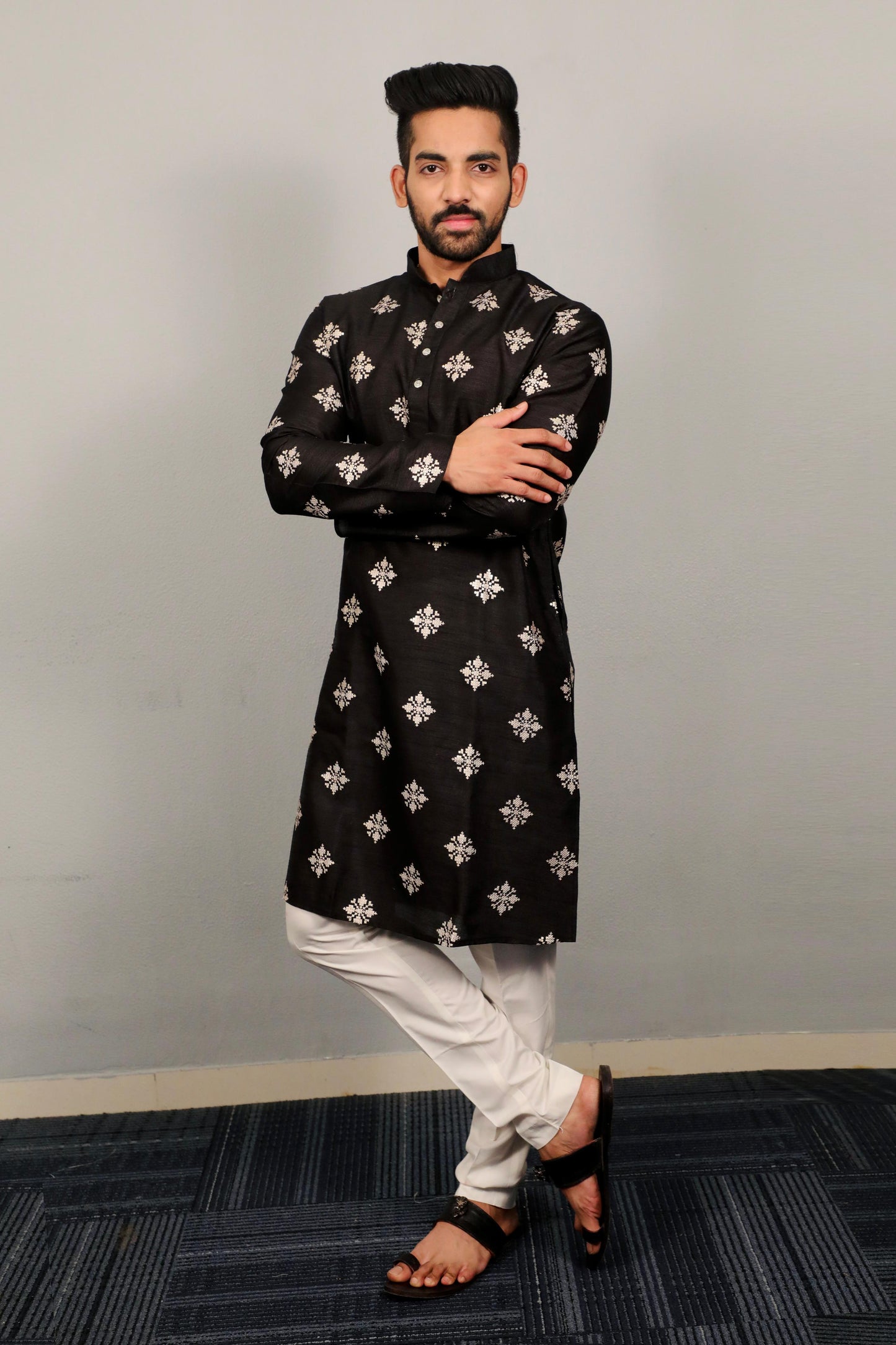 Black Kurta Pajama Punjabi