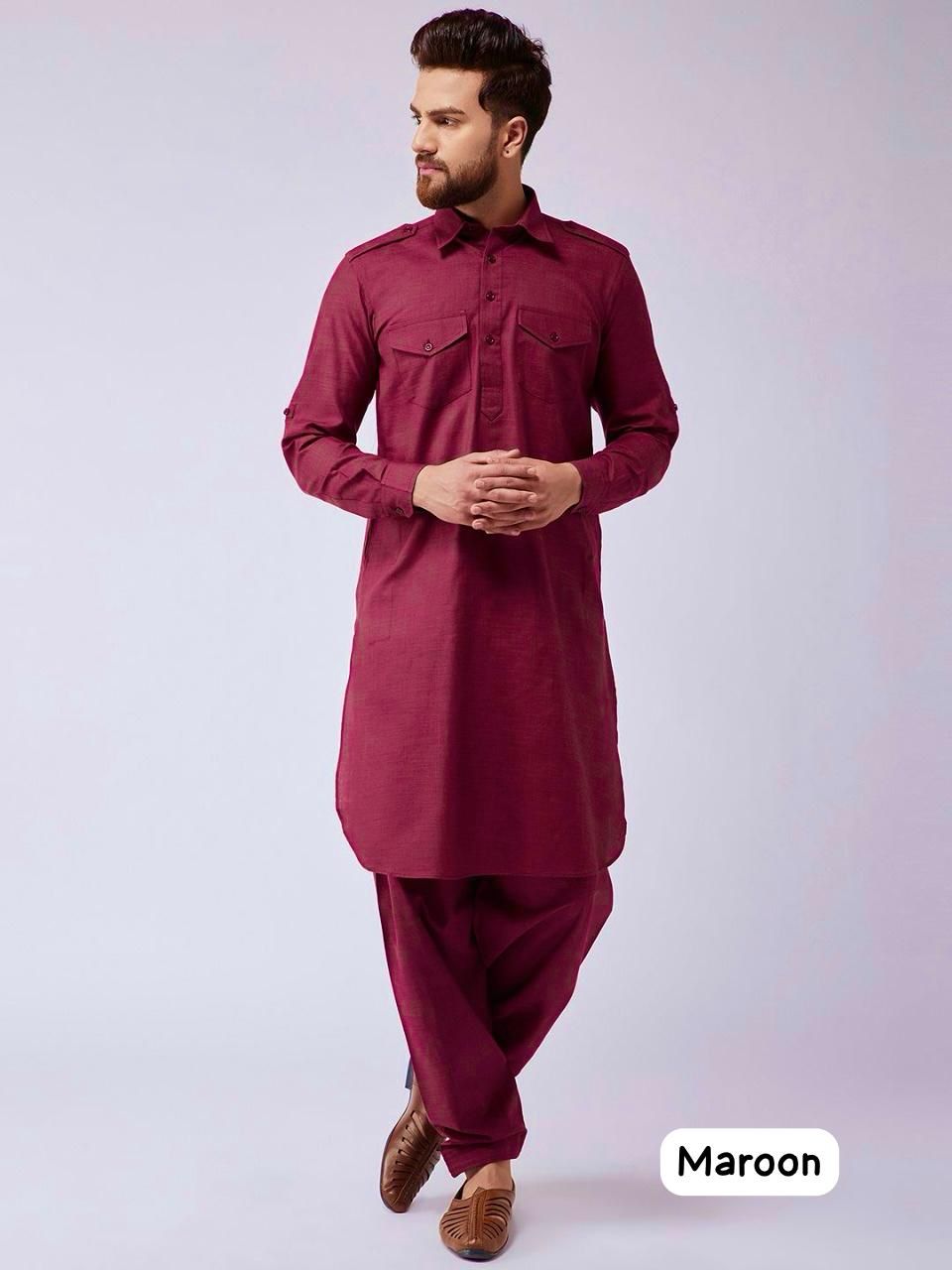 Pure cotton kurta pajama for men wedding