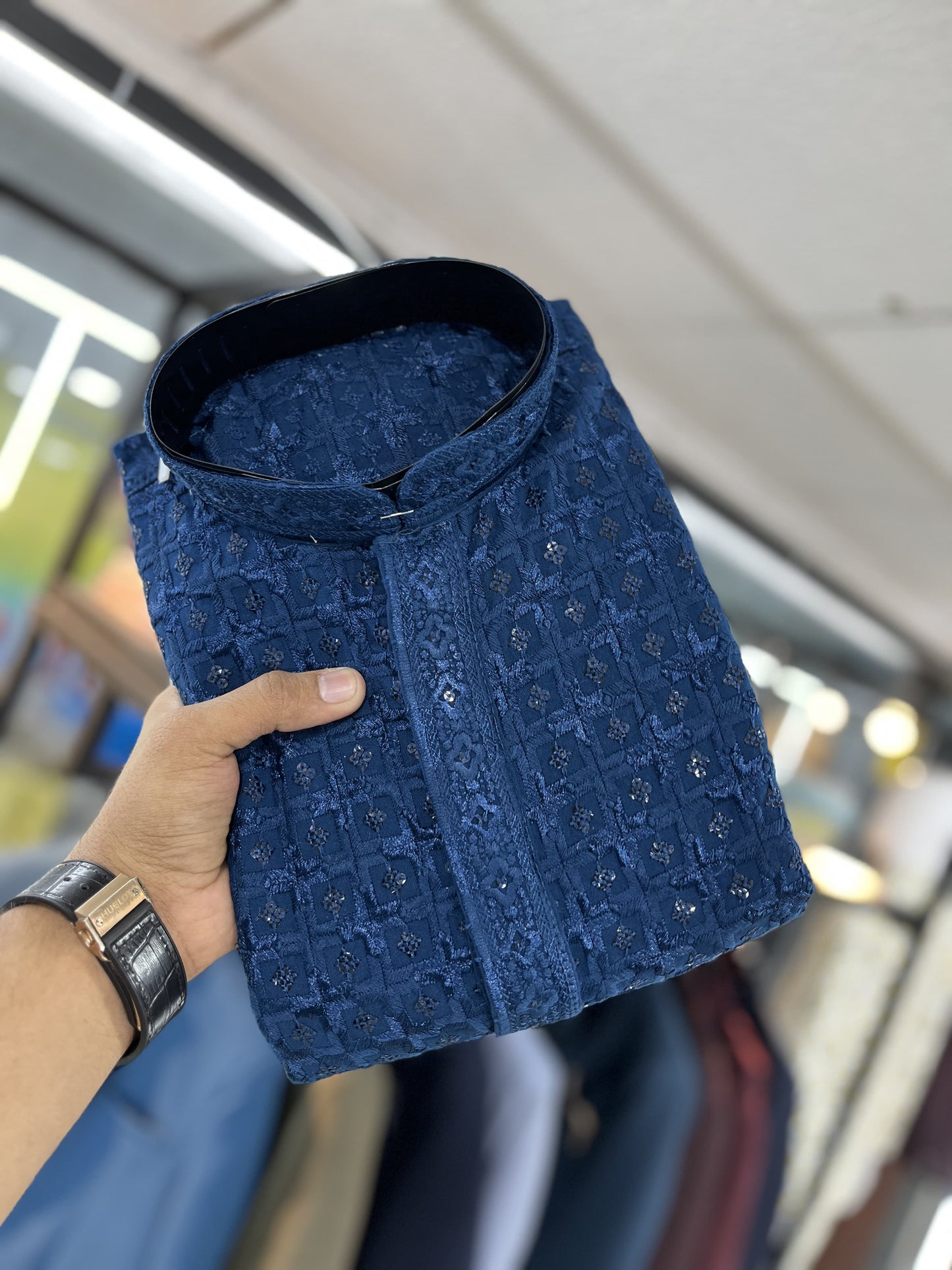 Party wear rayon lucknowi kurta