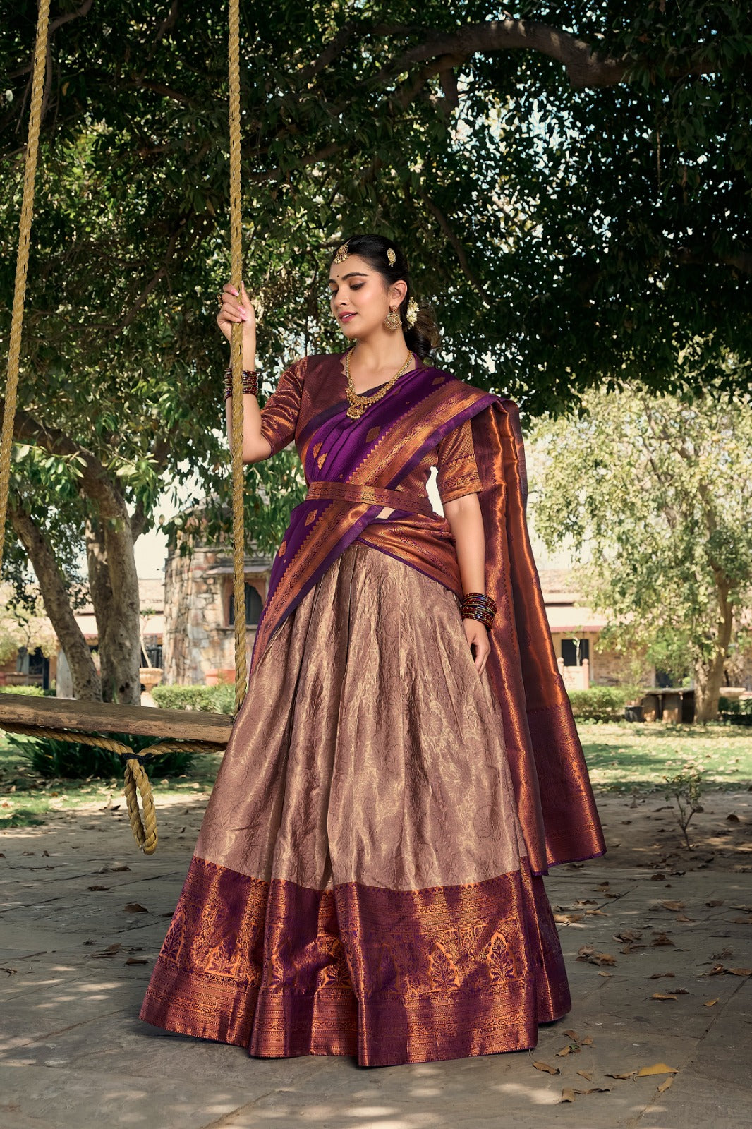 south indian designer ghagra choli