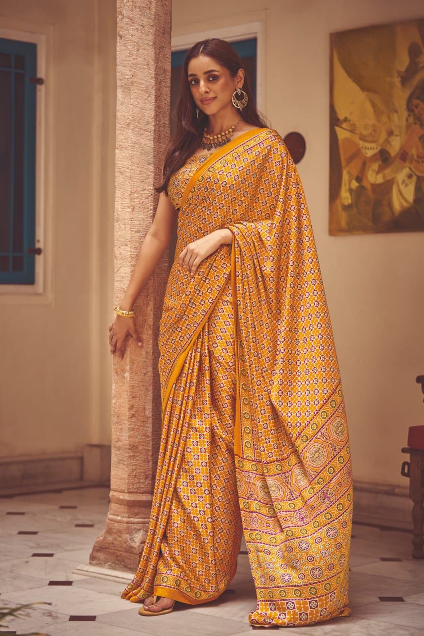 silk saree dress Shop Gold Silk Saree Online