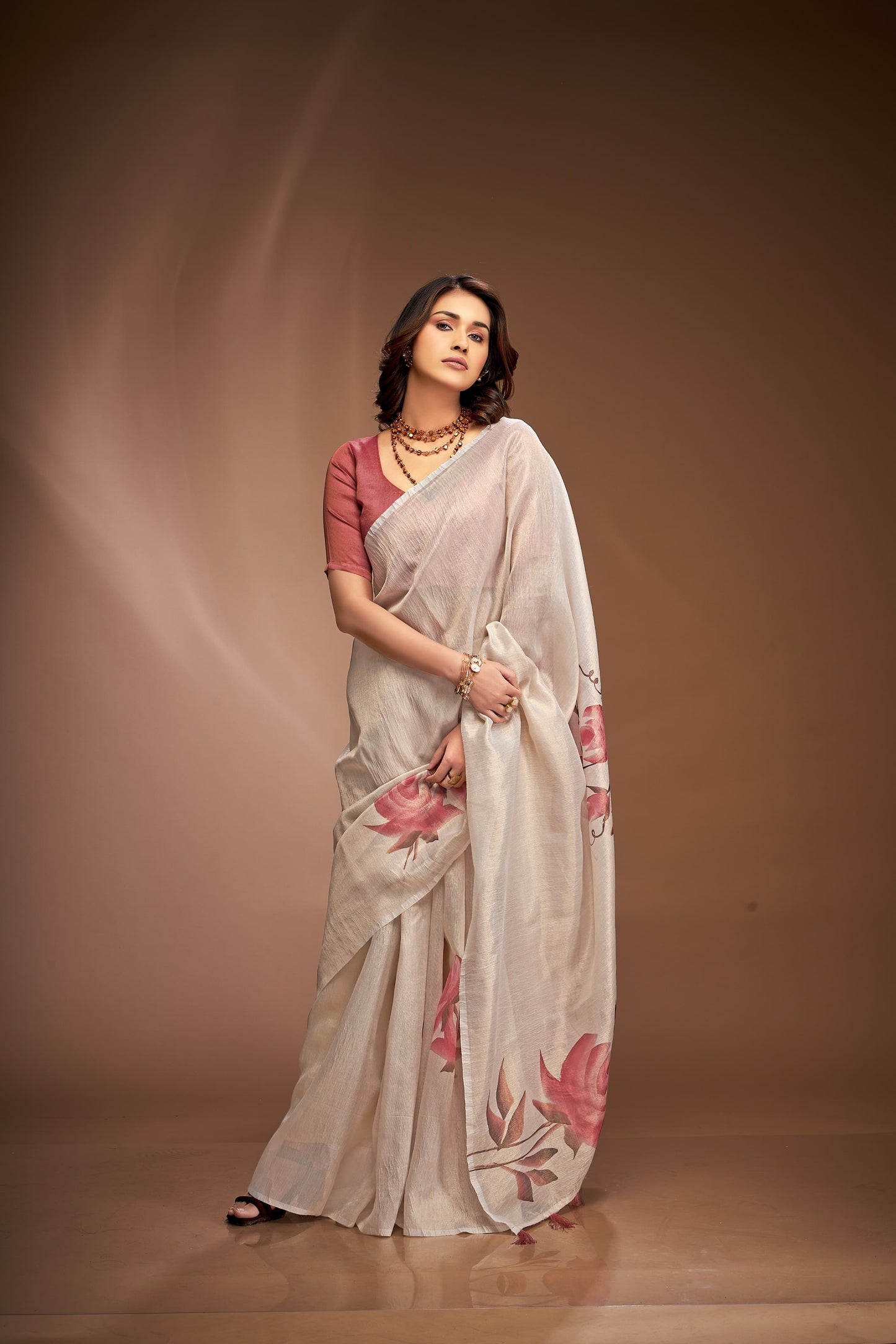 Tissue Saree for wedding