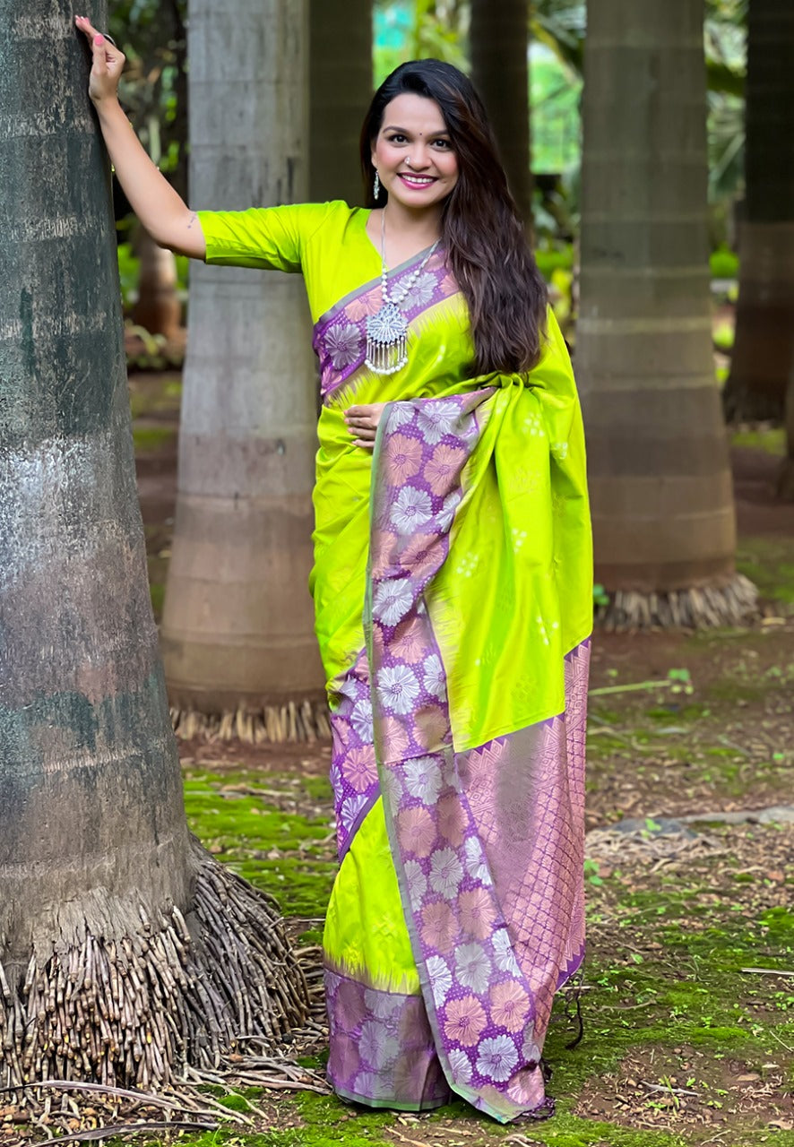 readymade saree with blouse for women