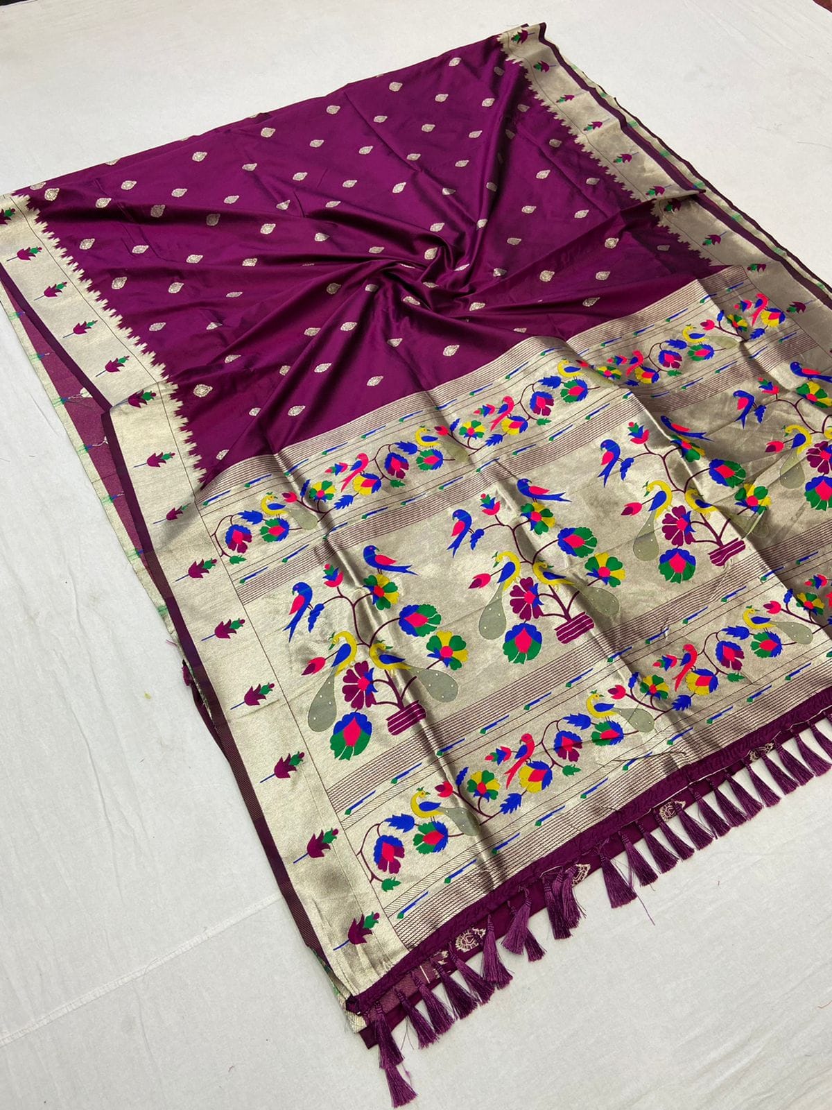 purple ready to wear usa saree ragthm