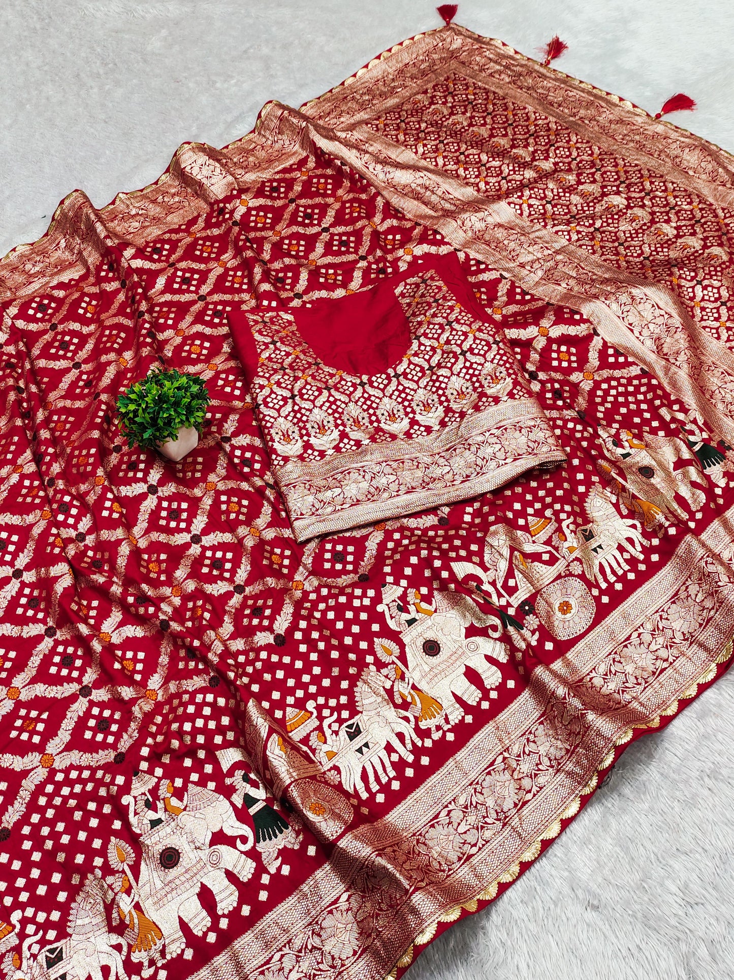 Viscose dola silk sarees online shopping
