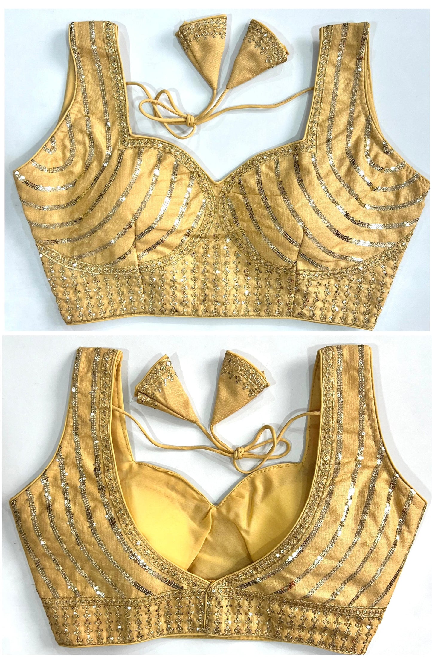 Beige color milan silk blouse online