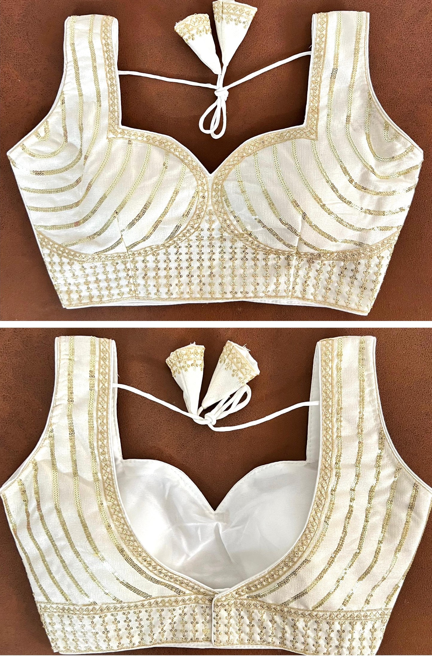 Sleeveless milan silk blouse for women