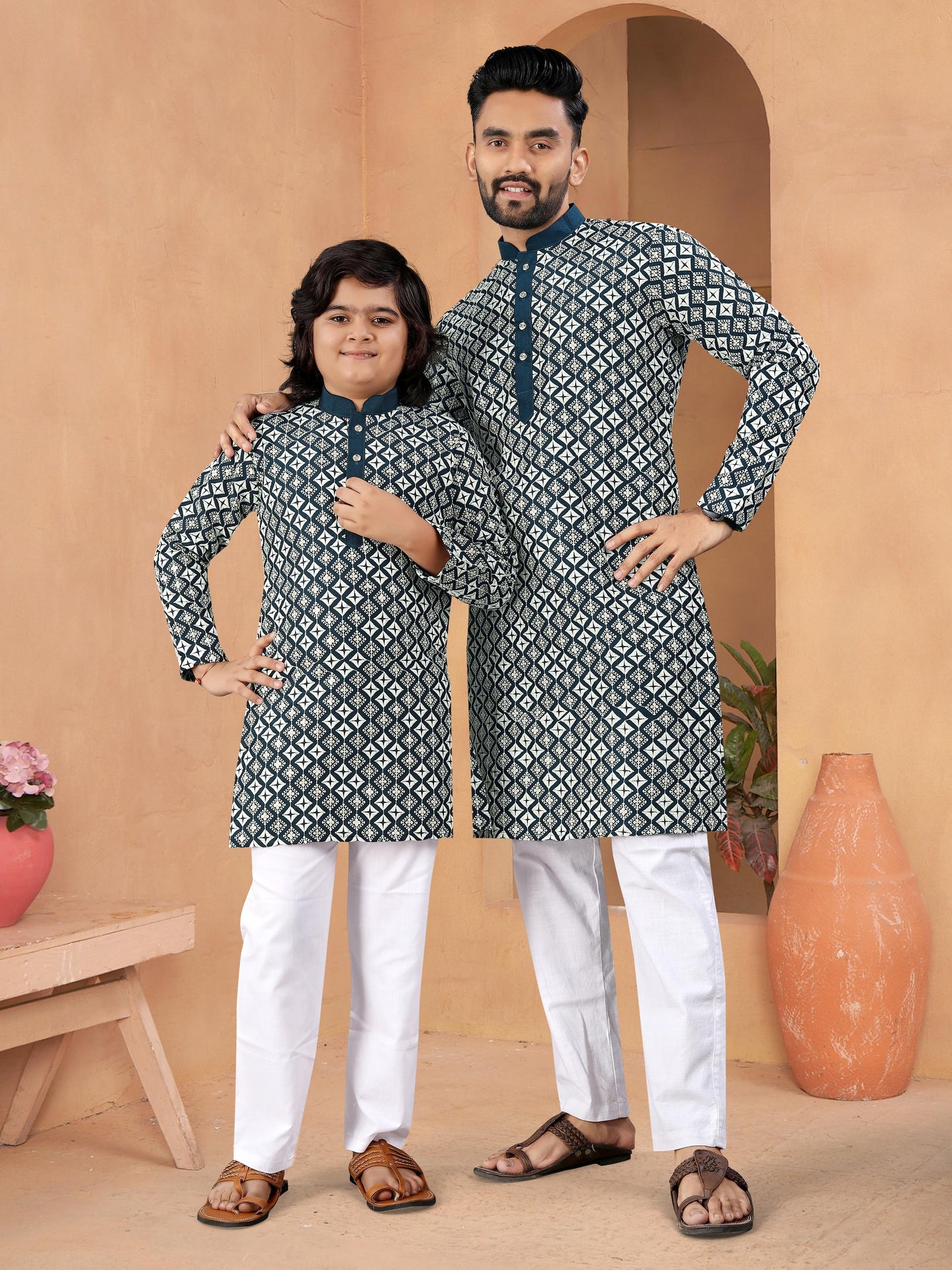 navratri mens kids kurta pajama set
