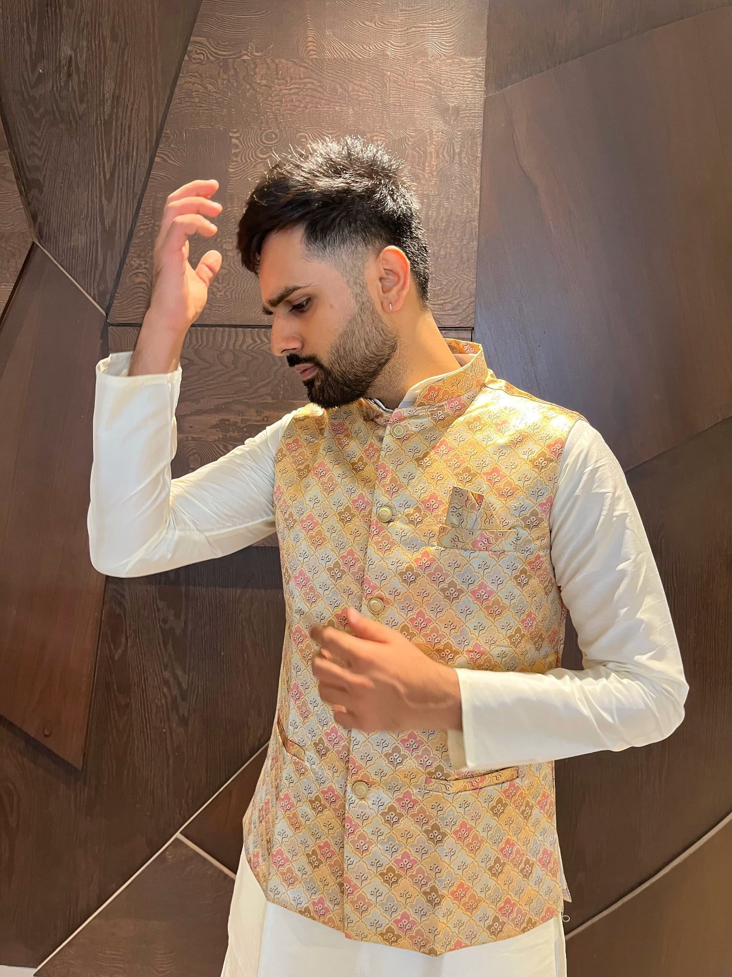 Kurta pajama with Jacket Party Wear