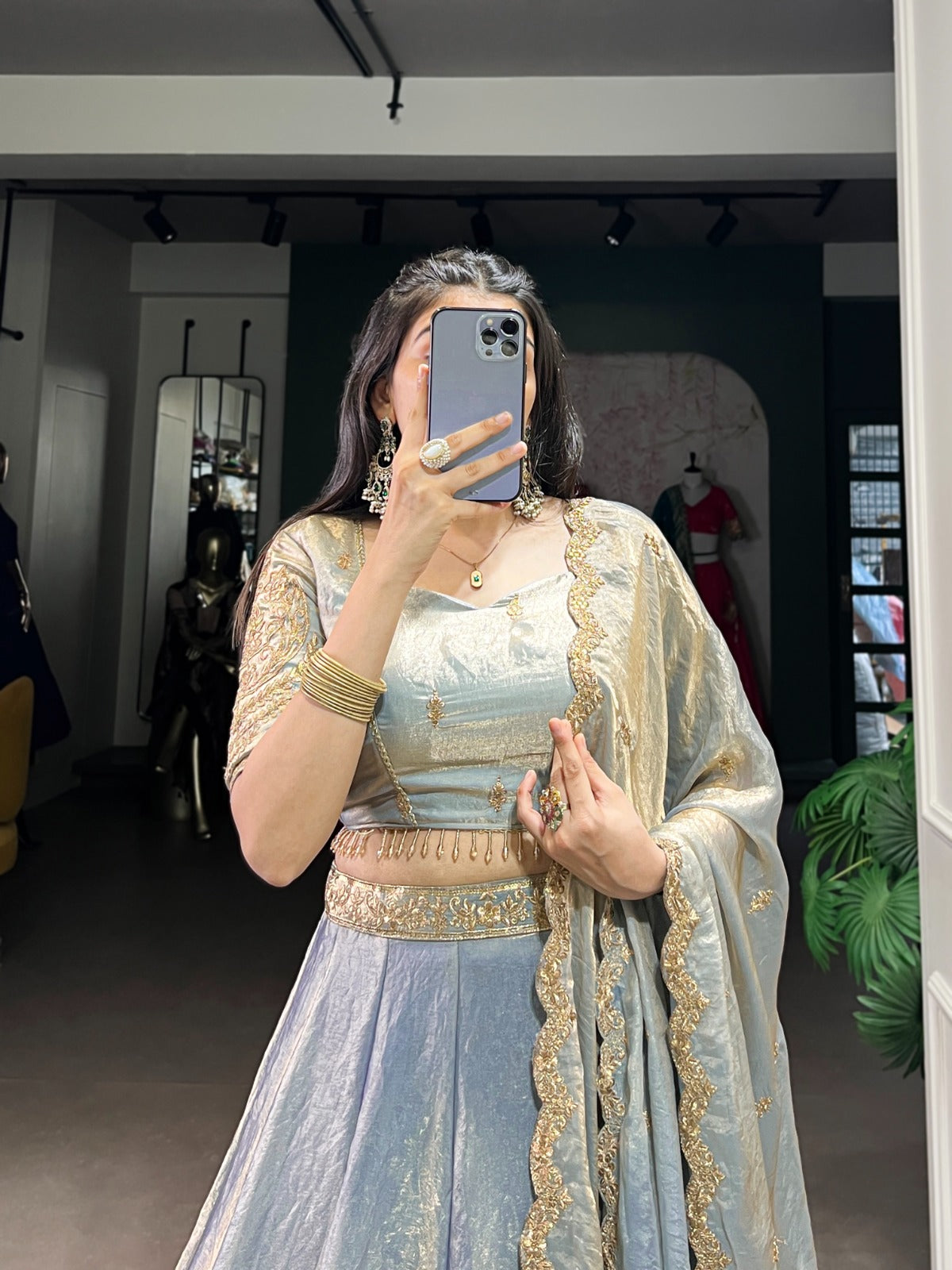 Blue Lehenga Choli